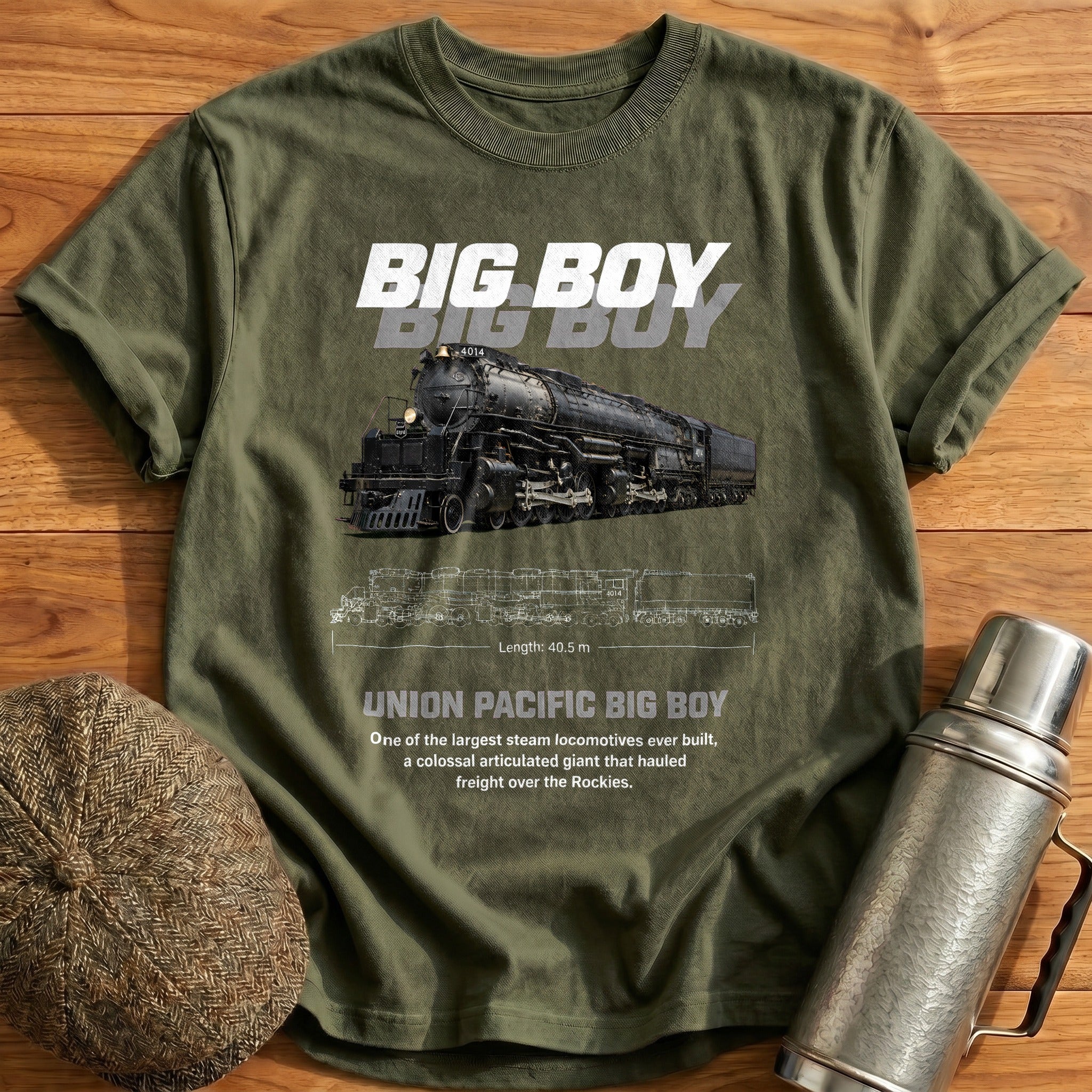 Big Boy 33 T-Shirt - Military Green