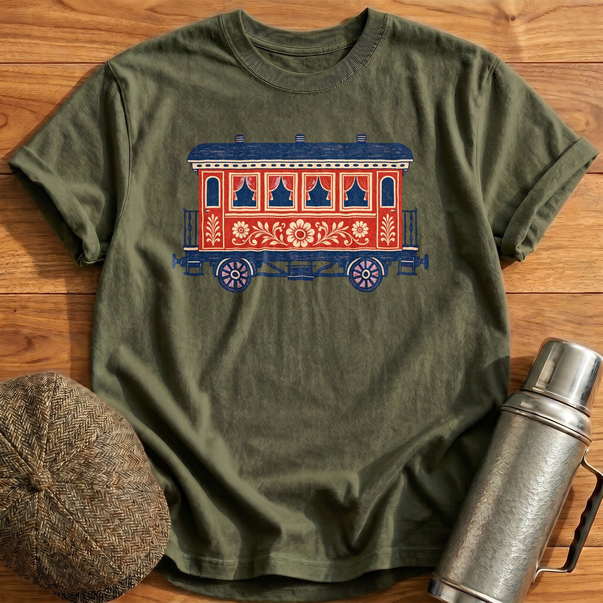 Blood & Custard T-Shirt - Military Green