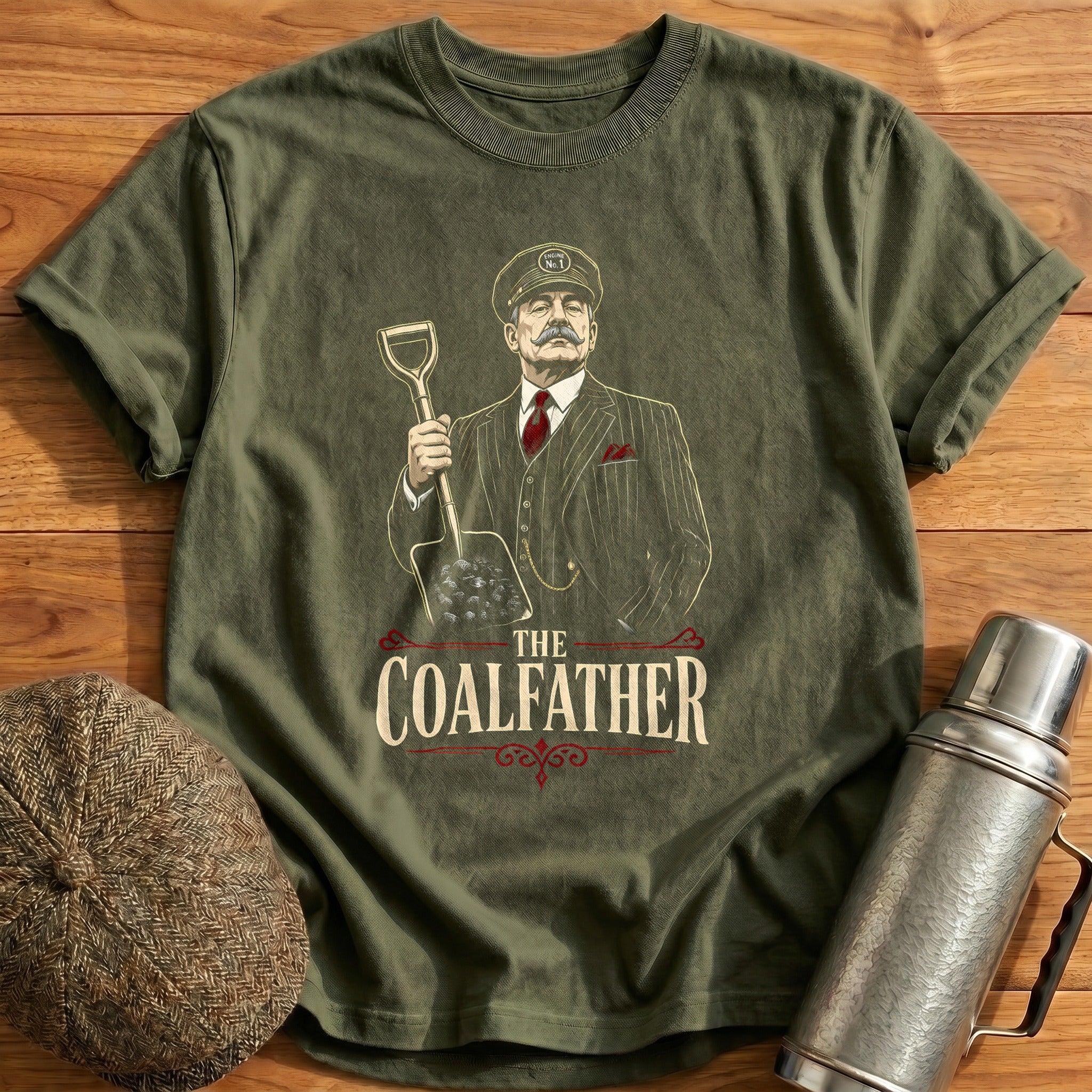 Coalfather 31 T-Shirt - Military Green