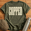 Copped & Logged T-Shirt - Military Green