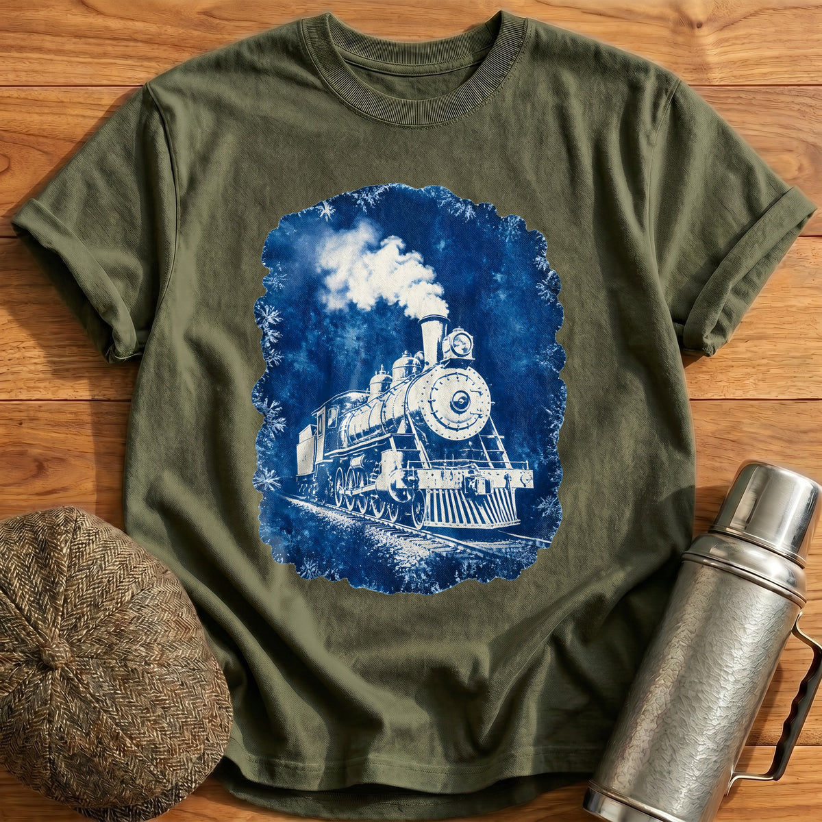 Cyanotype Loco 36 T-Shirt - Military Green