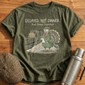 Delayed Not Dinner Fowl Delays Expected 5 T-Shirt - Military Green