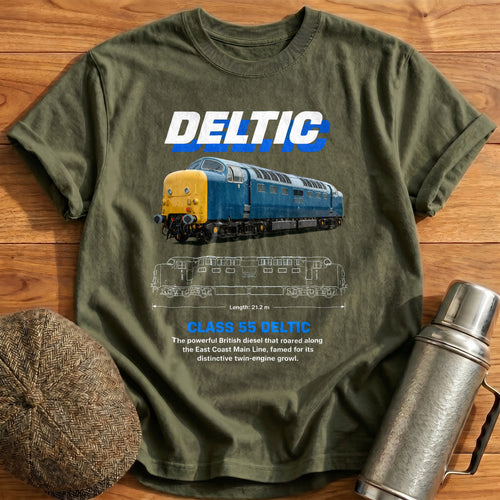 Deltic 91 T-Shirt - Military Green