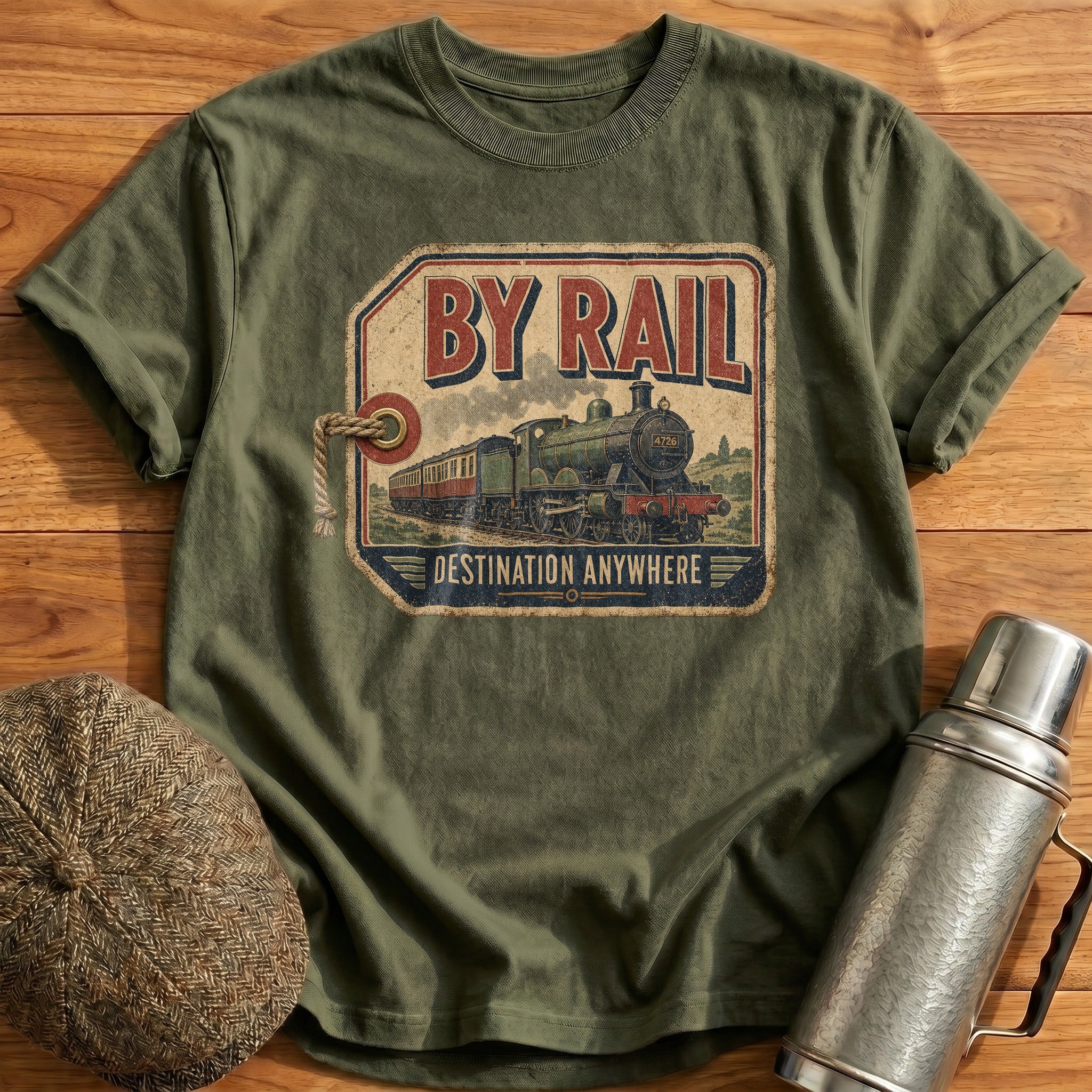 Destination Anywhere T-Shirt - Military Green