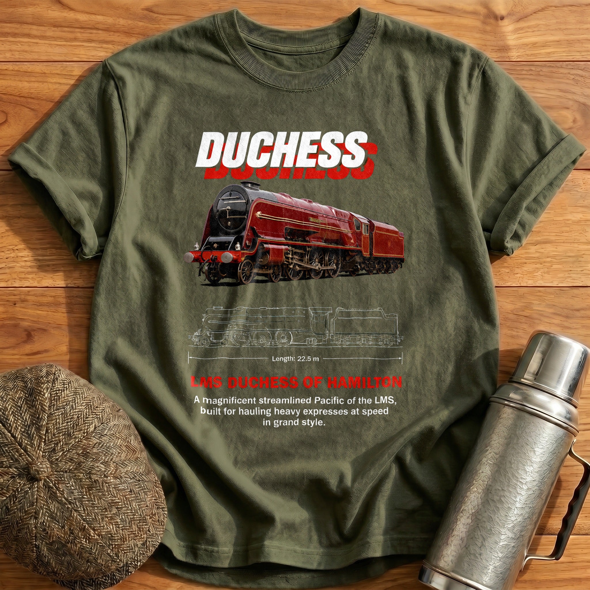 Duchess 24 T-Shirt - Military Green