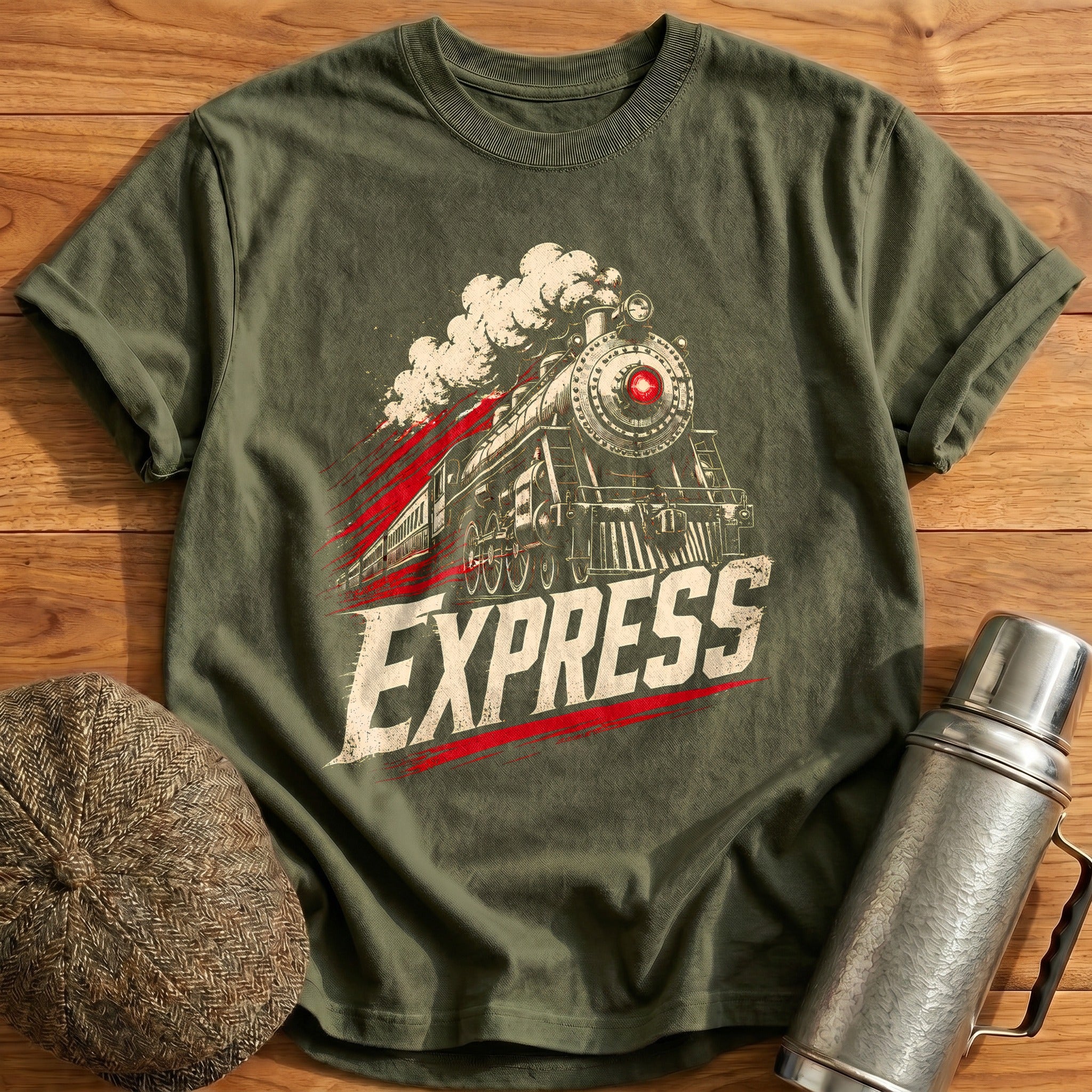Express 17 T-Shirt - Military Green