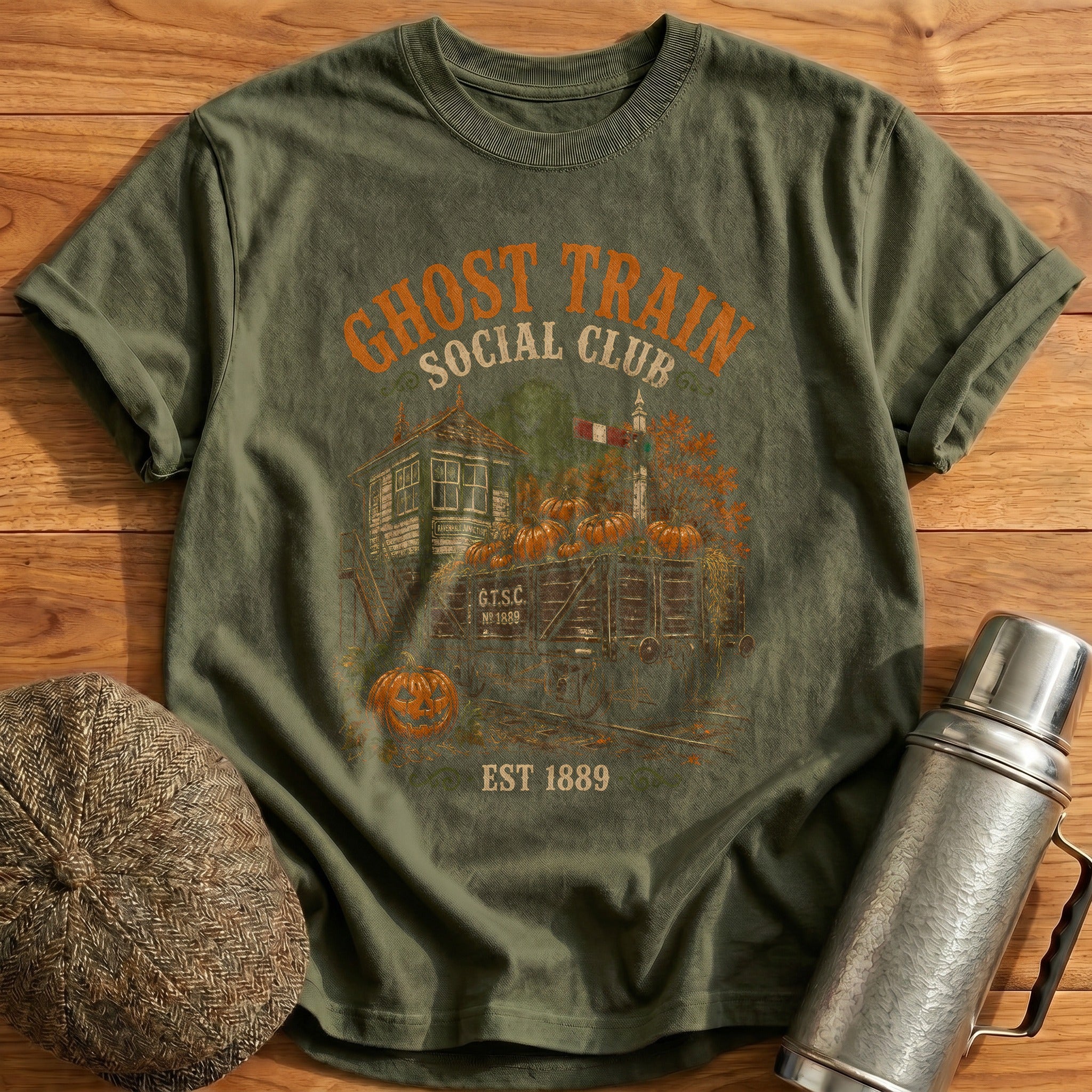 Ghost Train Social Club 28 - Military Green