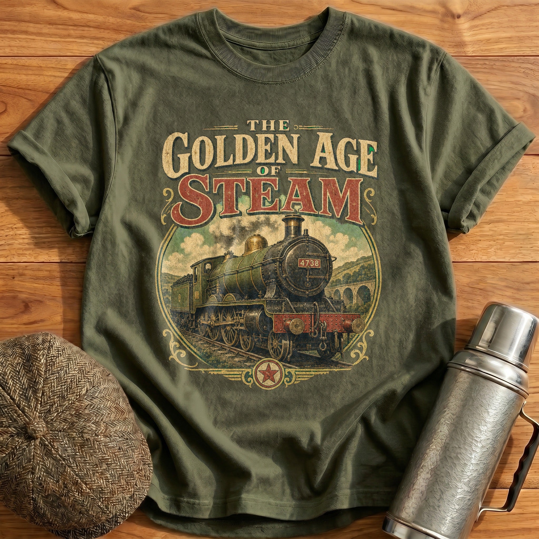 Golden Age T-Shirt - Military Green