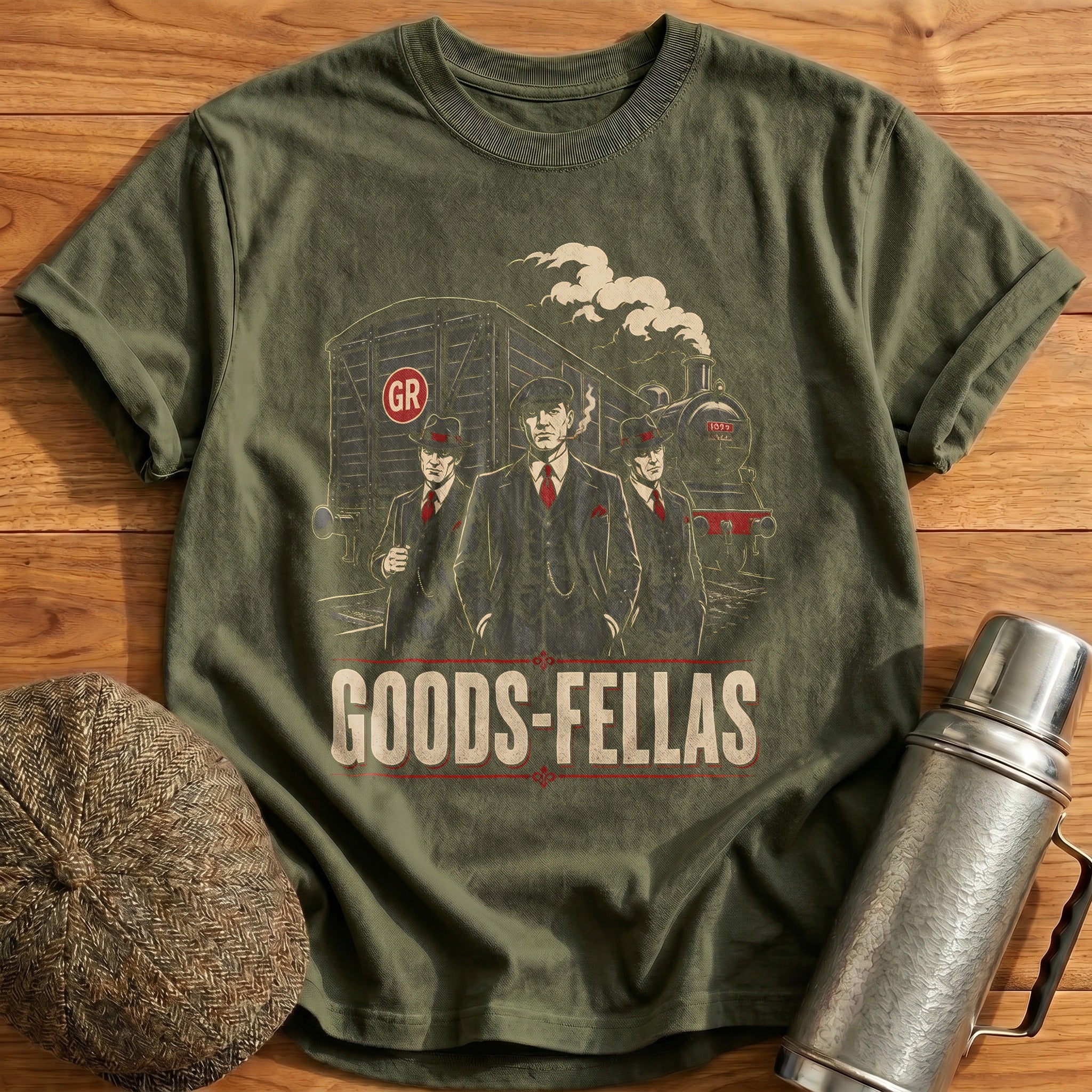 Goods Fellas 55 T-Shirt - Military Green