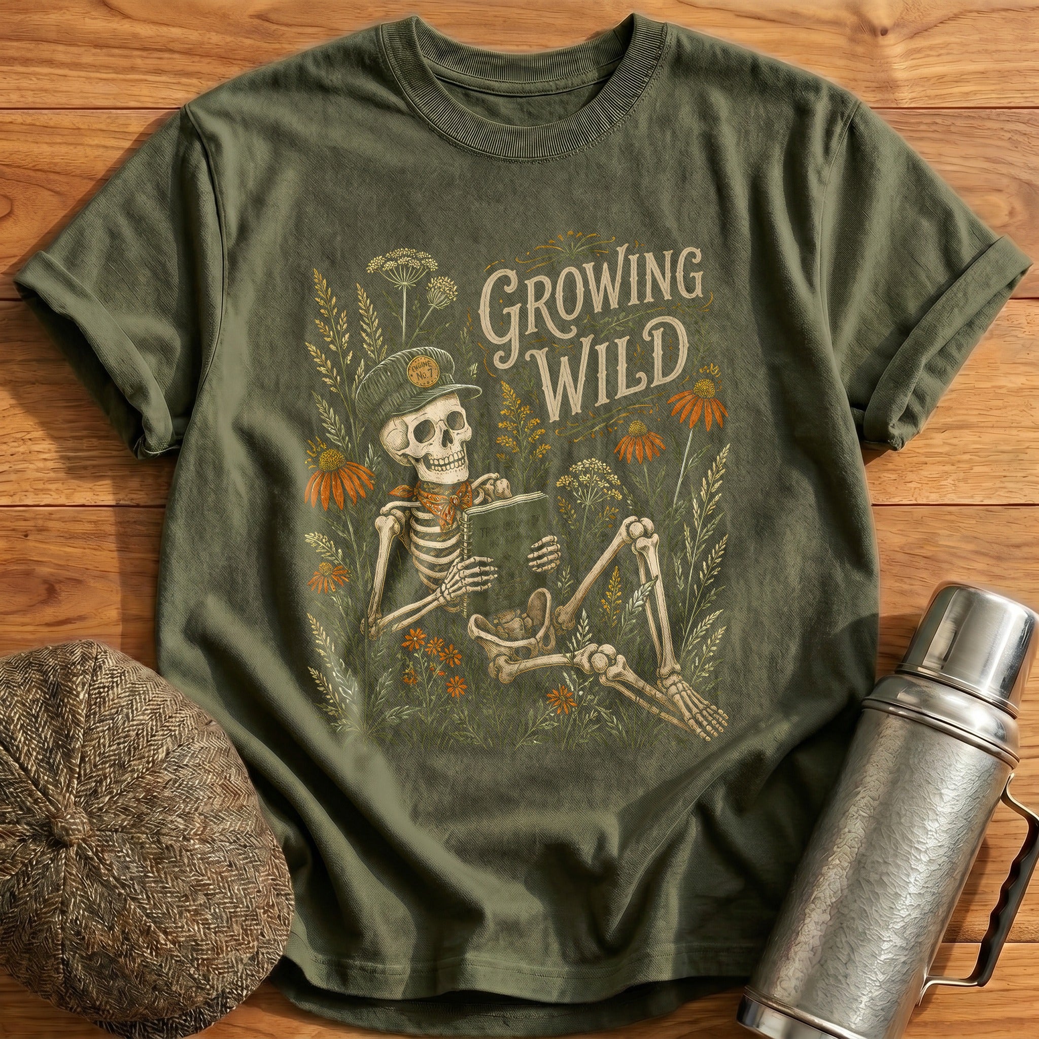 Growing Wild Skeleton 94 - Military Green