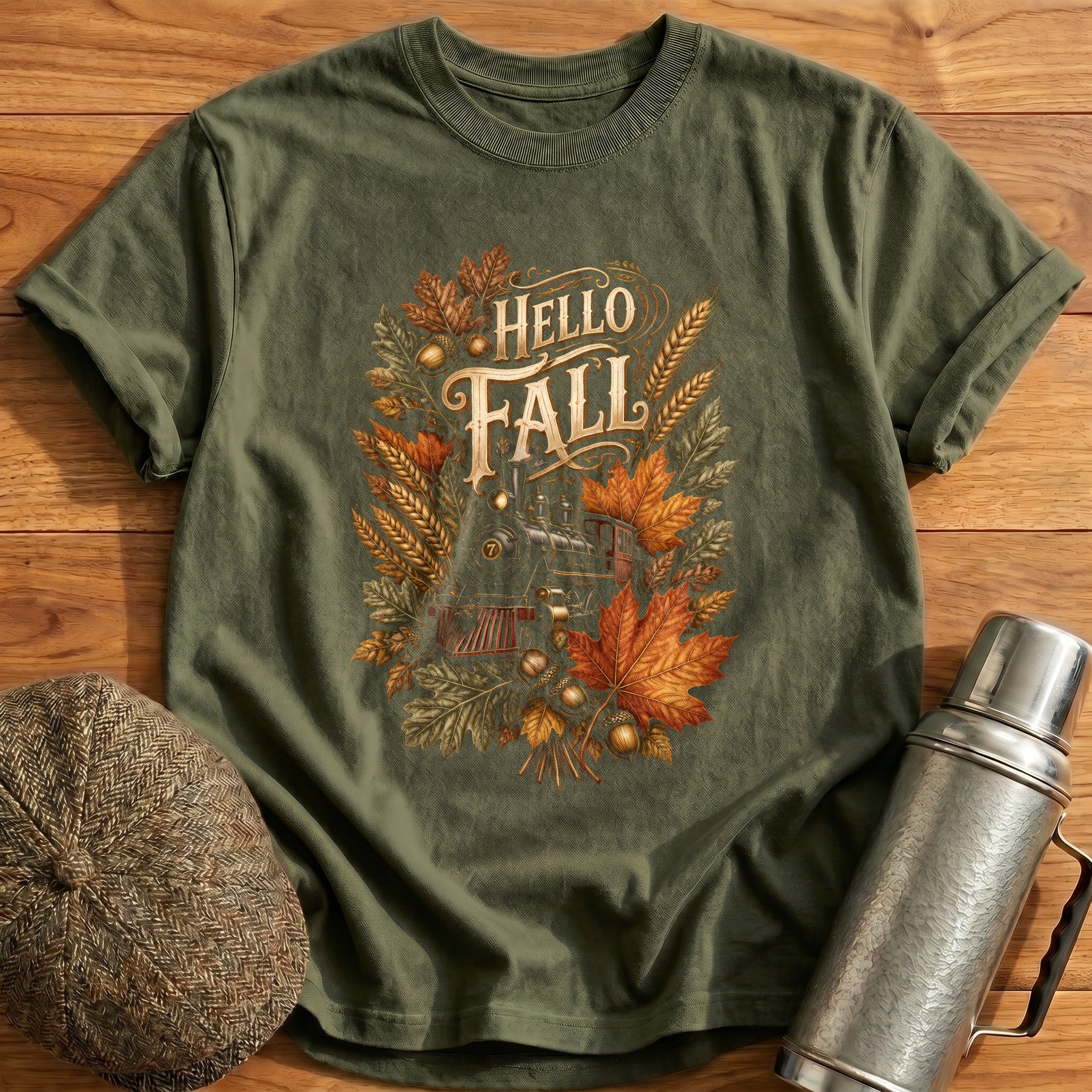 Hello Fall Bouquet 60 - Military Green