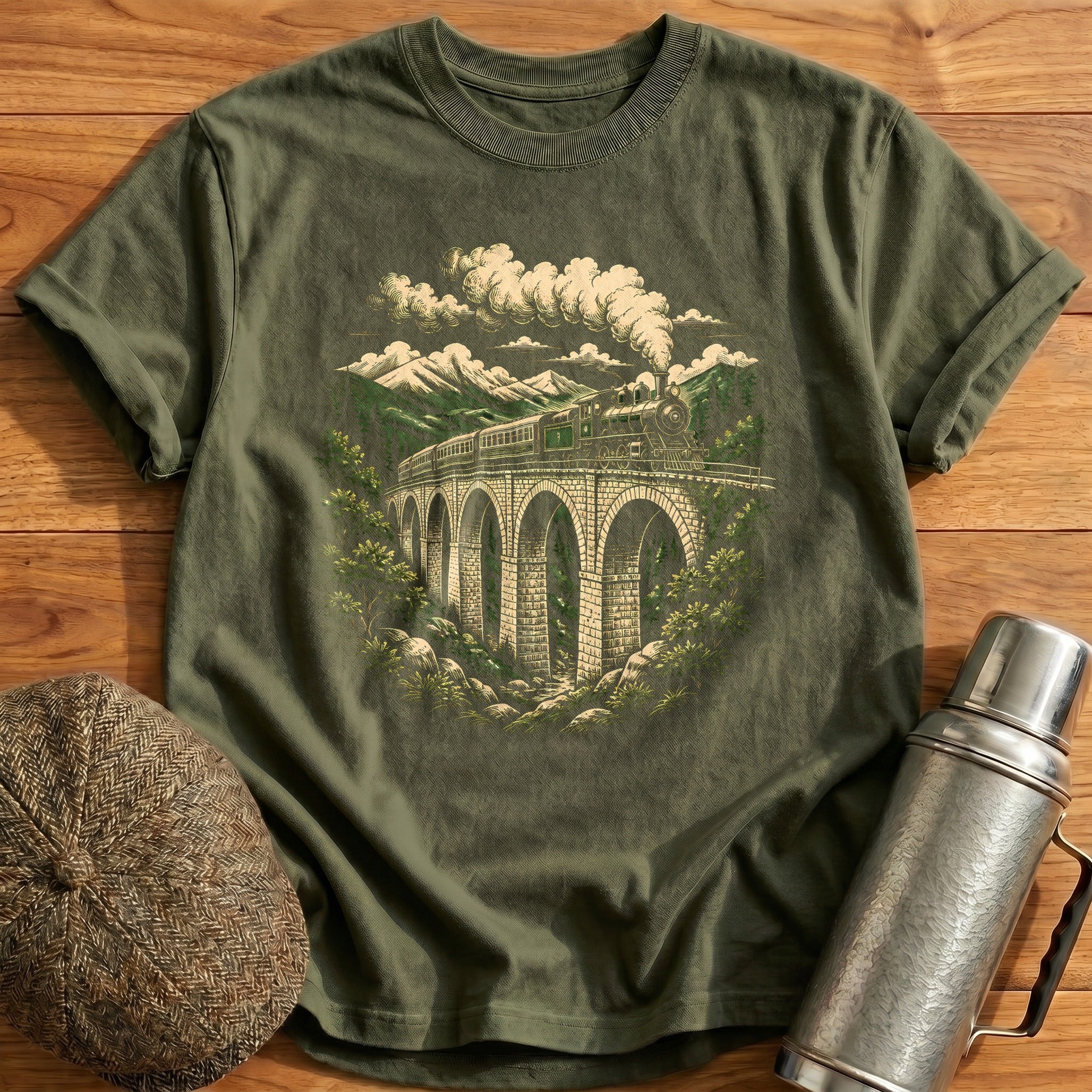Highland Crossing T-Shirt - Military Green