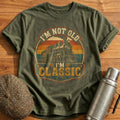 Im Not Old Im Classic Train Vintage - Military Green