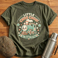 Little Choo Choo All Aboard For Fun Train Kids - Military Green