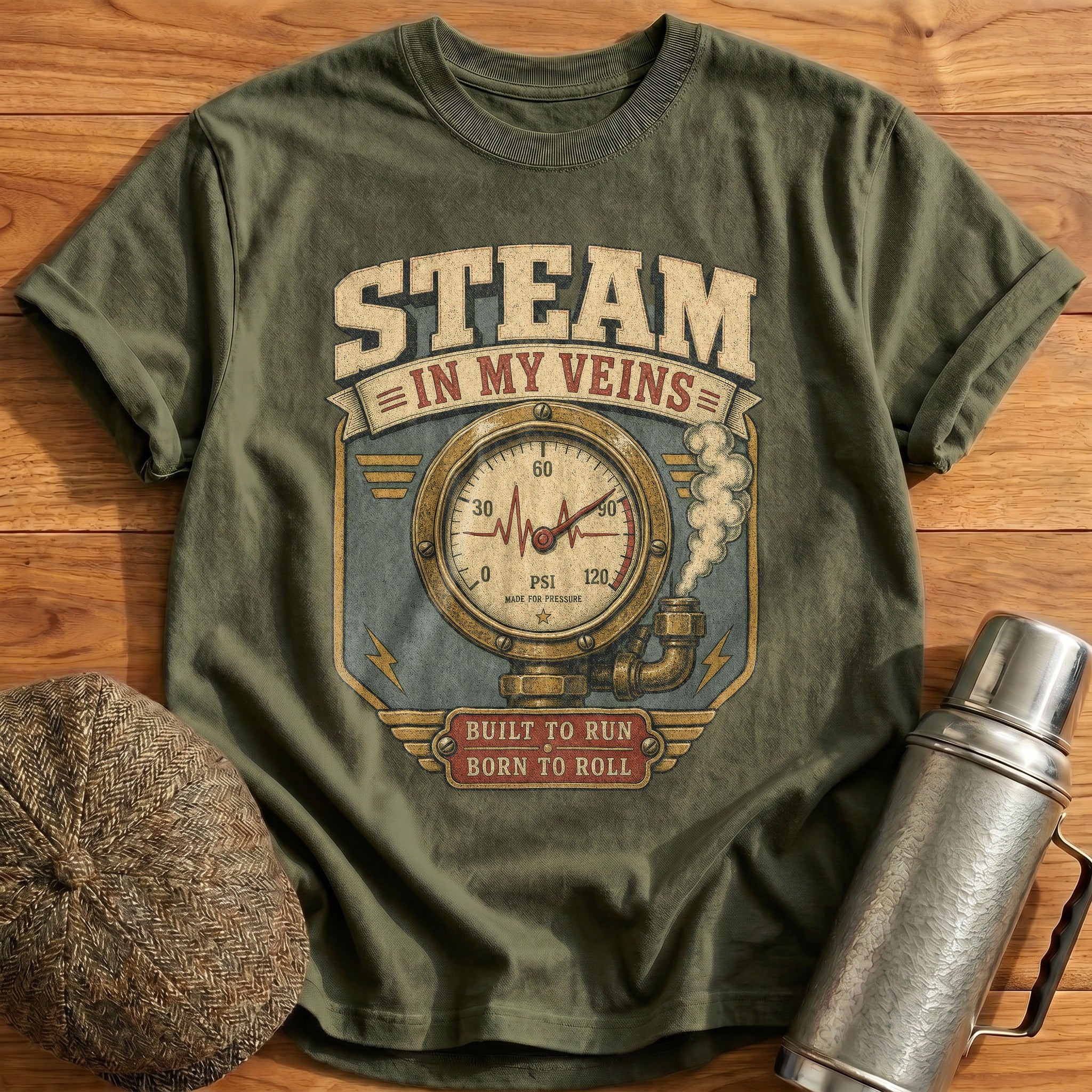 Made for Pressure T-Shirt - Military Green