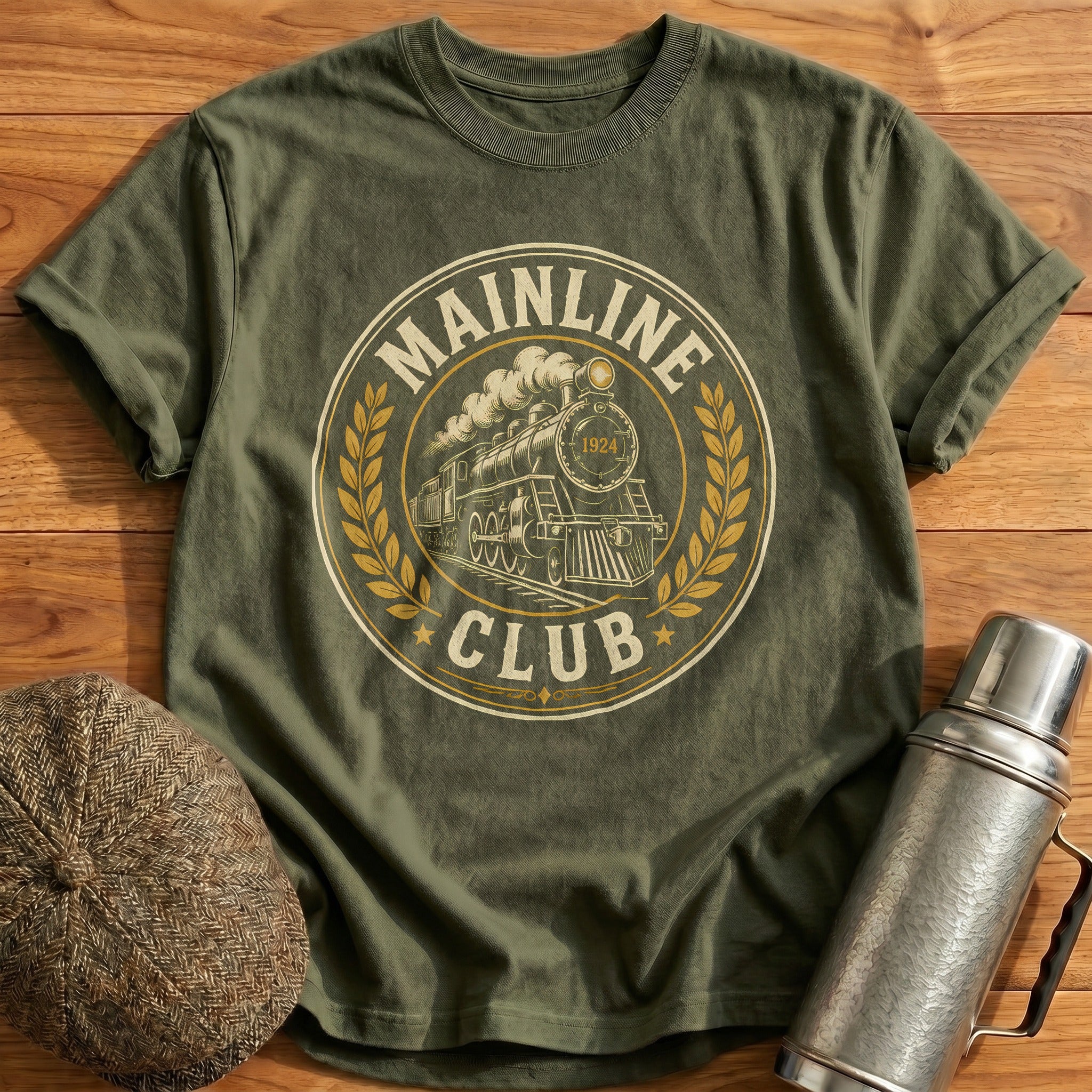Mainline Club T-Shirt - Military Green