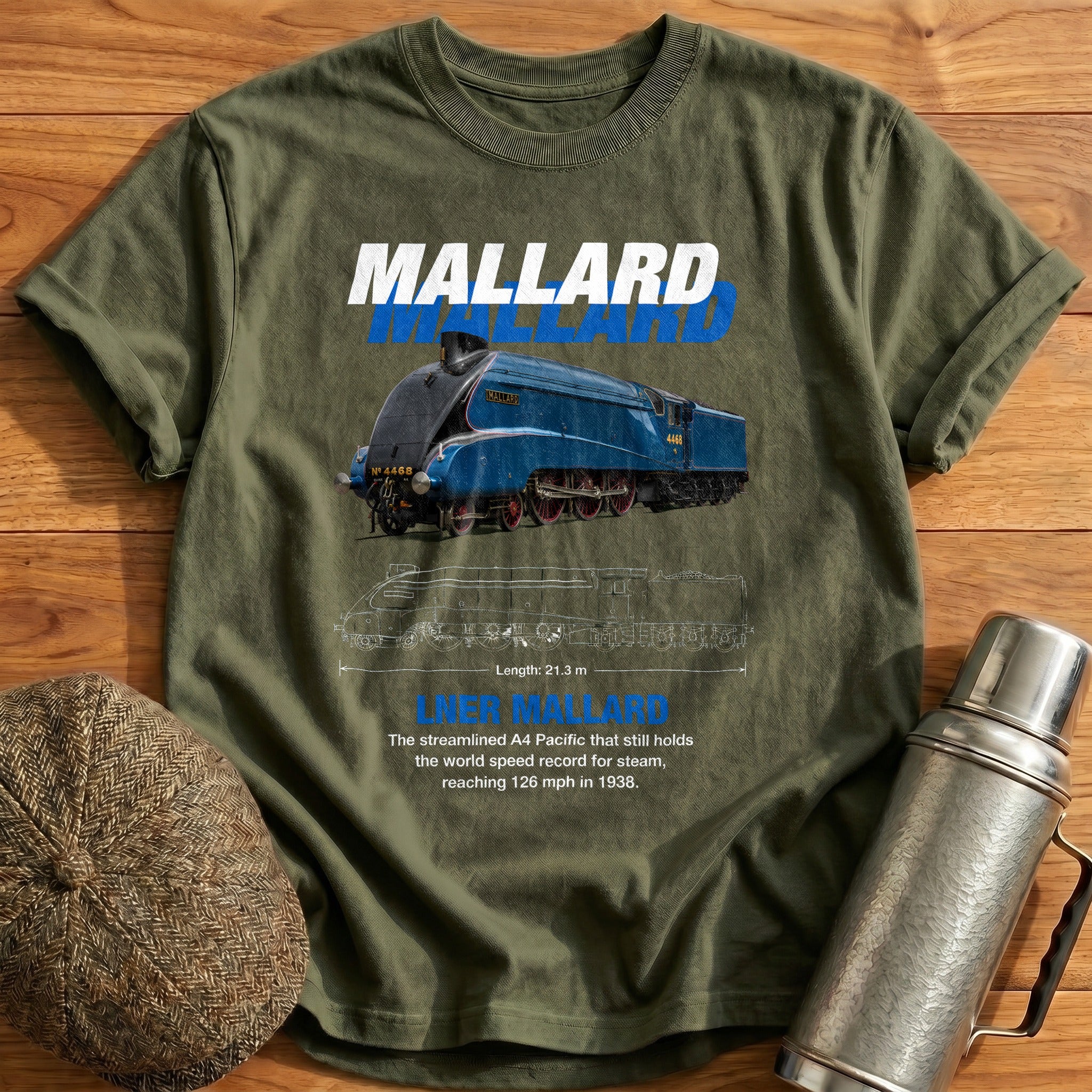Mallard 48 T-Shirt - Military Green
