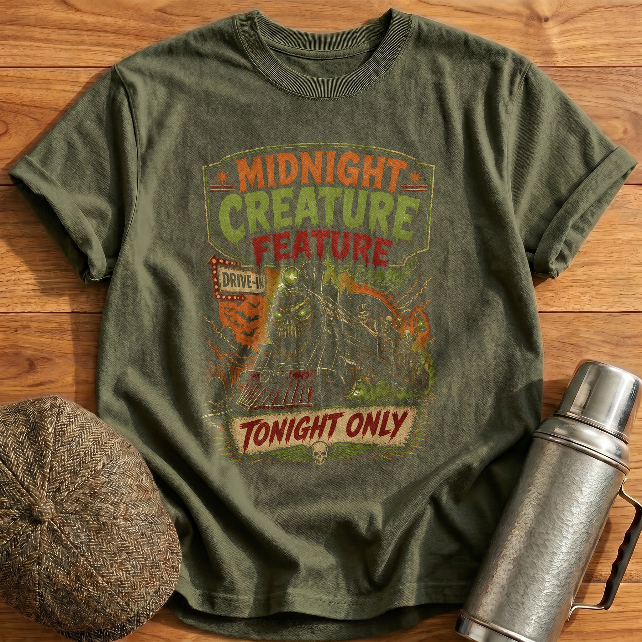 Midnight Creature Feature 77 - Military Green