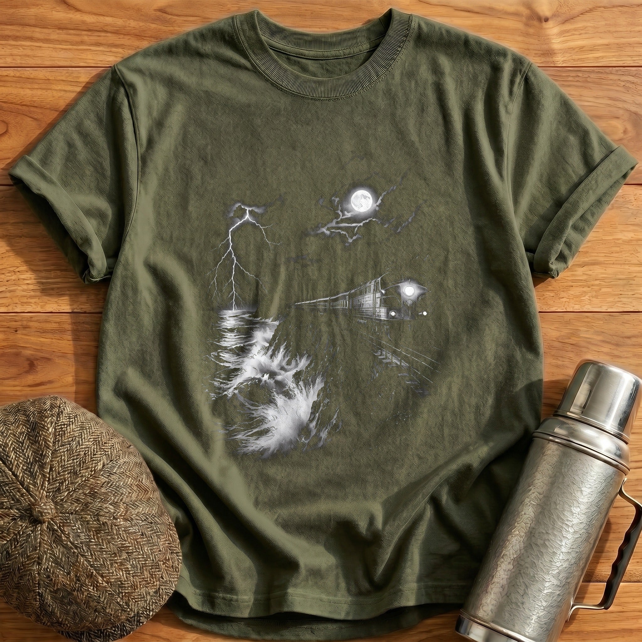Midnight Train Storm Night Rider - Military Green
