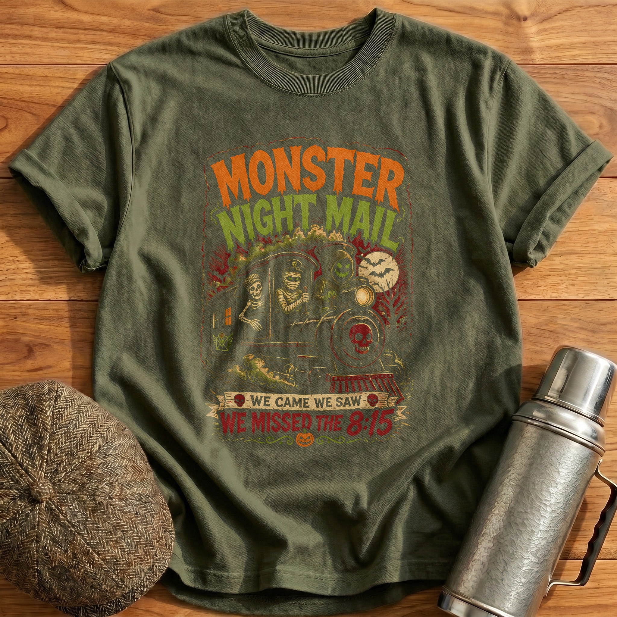 Monster Night Mail Poster 62 - Military Green