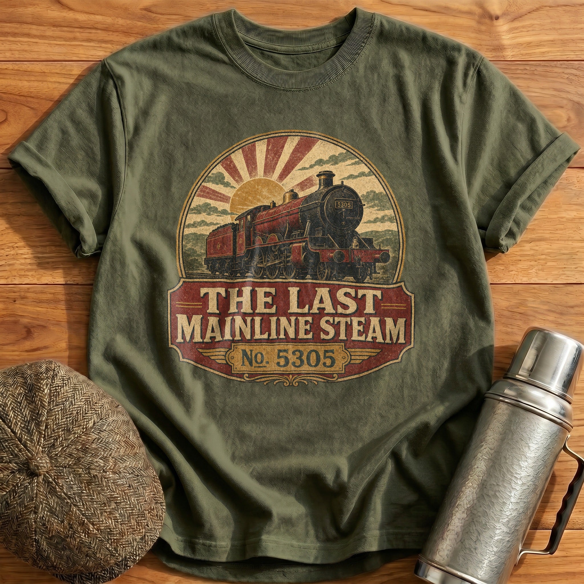 No. 5305 T-Shirt - Military Green