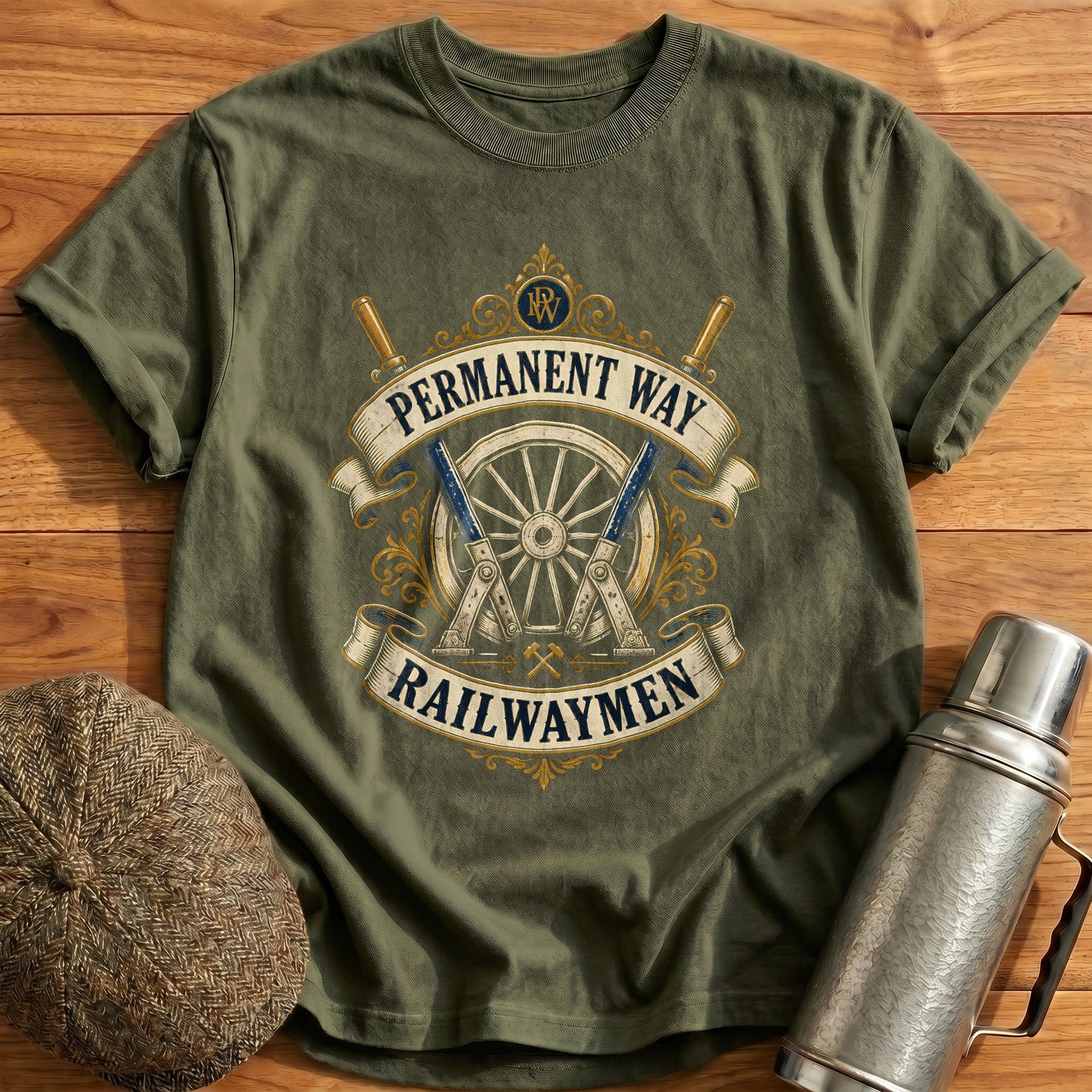 Permanent Way T-Shirt - Military Green