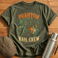 Phantom Rail Crew T-Shirt - Military Green