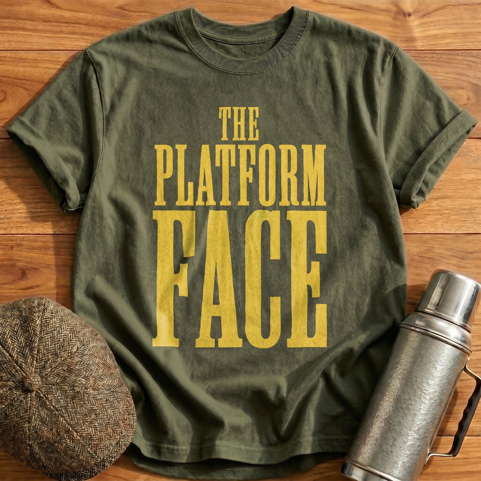 Platform Vigil T-Shirt - Military Green