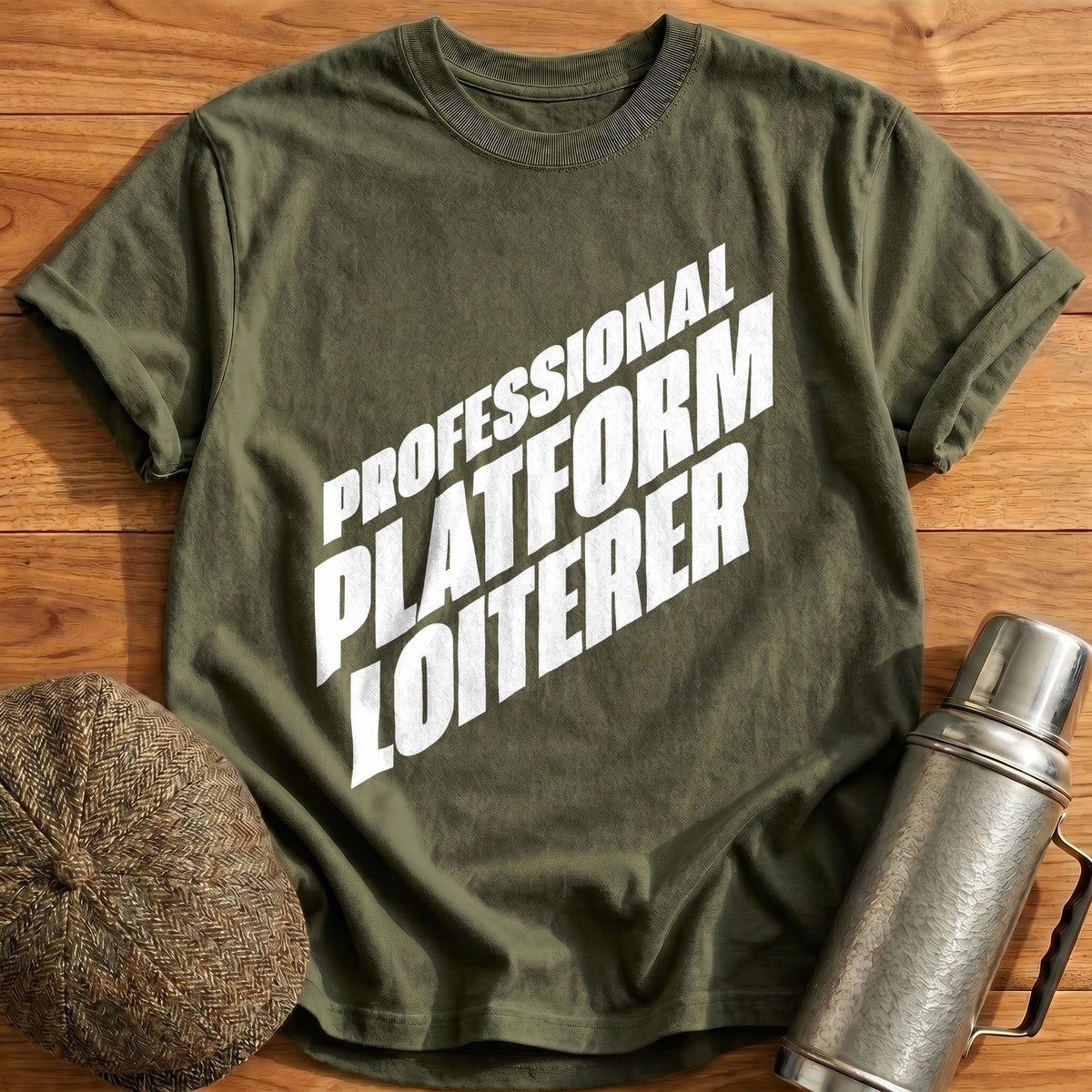Professional Platform Loiterer 46 T-Shirt - Military Green