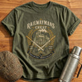 Railwayman's Crest T-Shirt - Military Green