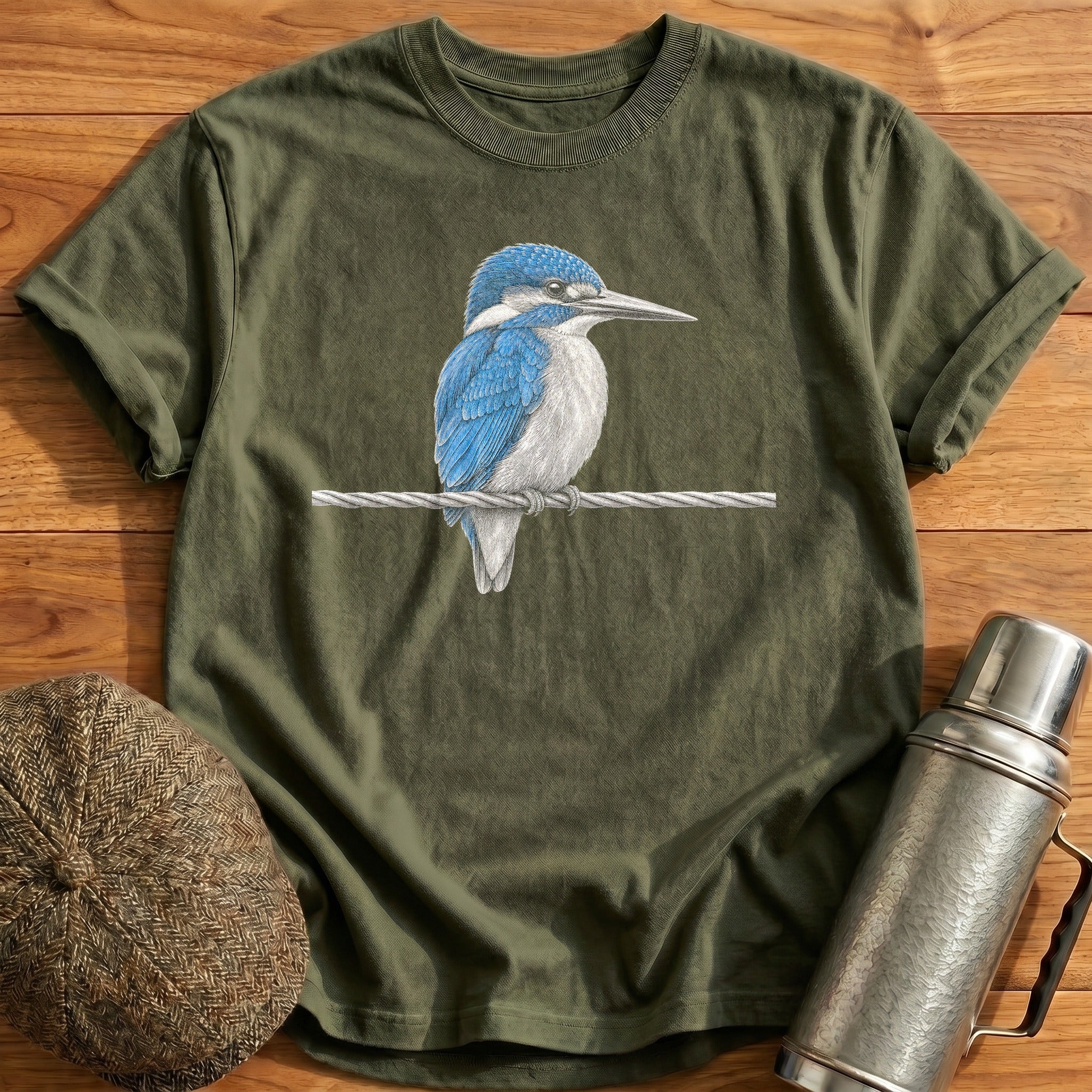 Signal Wire T-Shirt - Military Green
