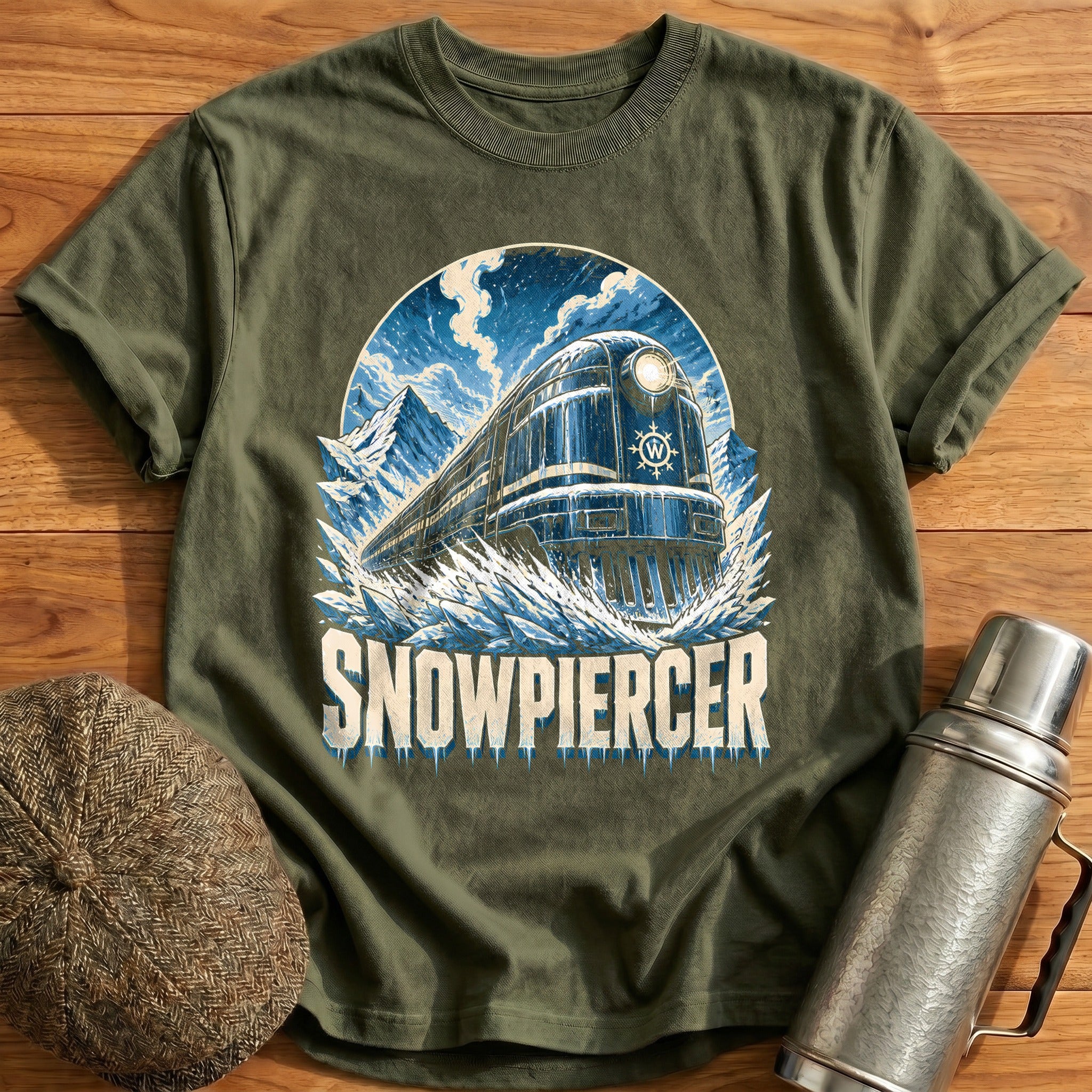 Snowpiercer 64 T-Shirt - Military Green