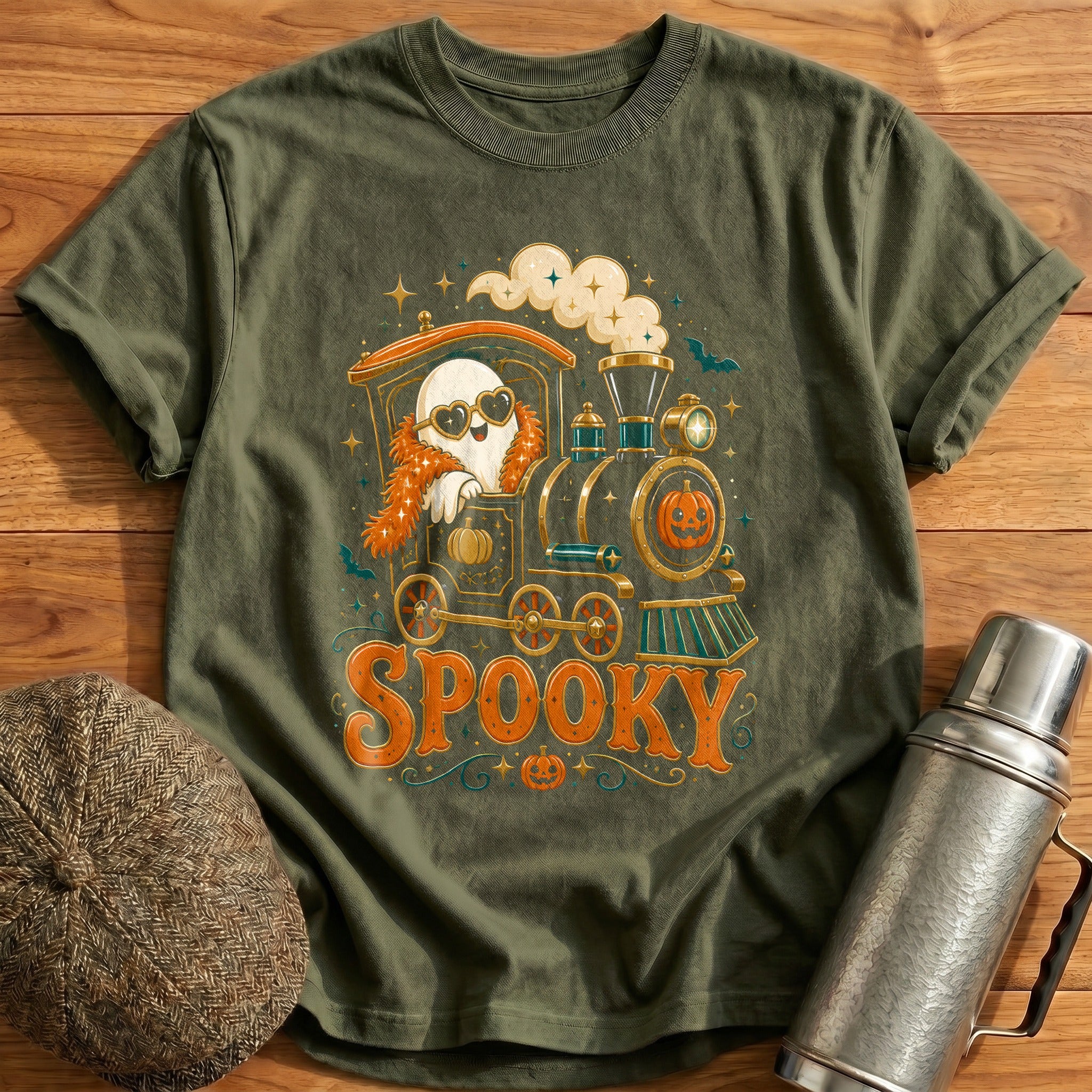 Spooky Glam Ghost 53 - Military Green