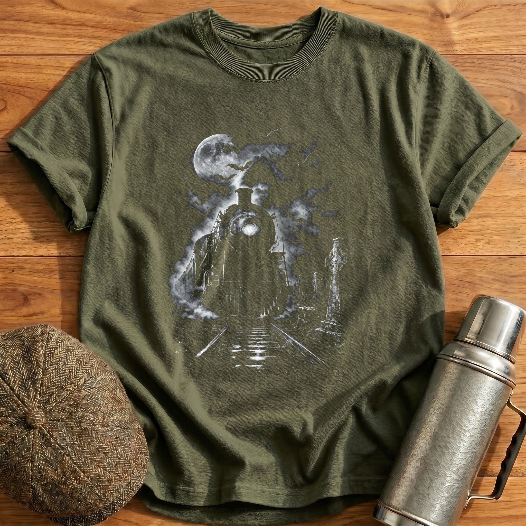 Steam Bats Gravestones 72 - Military Green