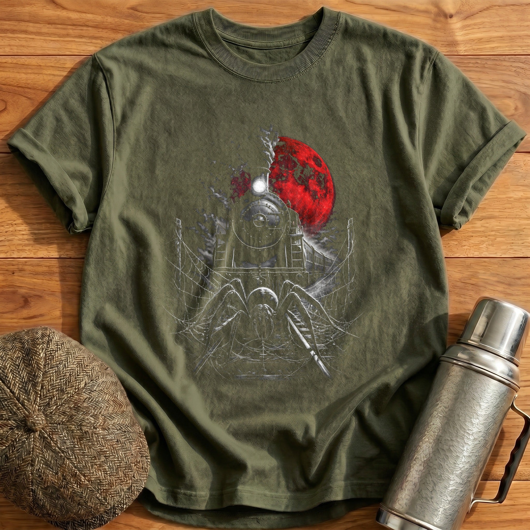 Steam Spider Web 46 - Military Green