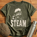 Steam & Smoke T-Shirt - Military Green