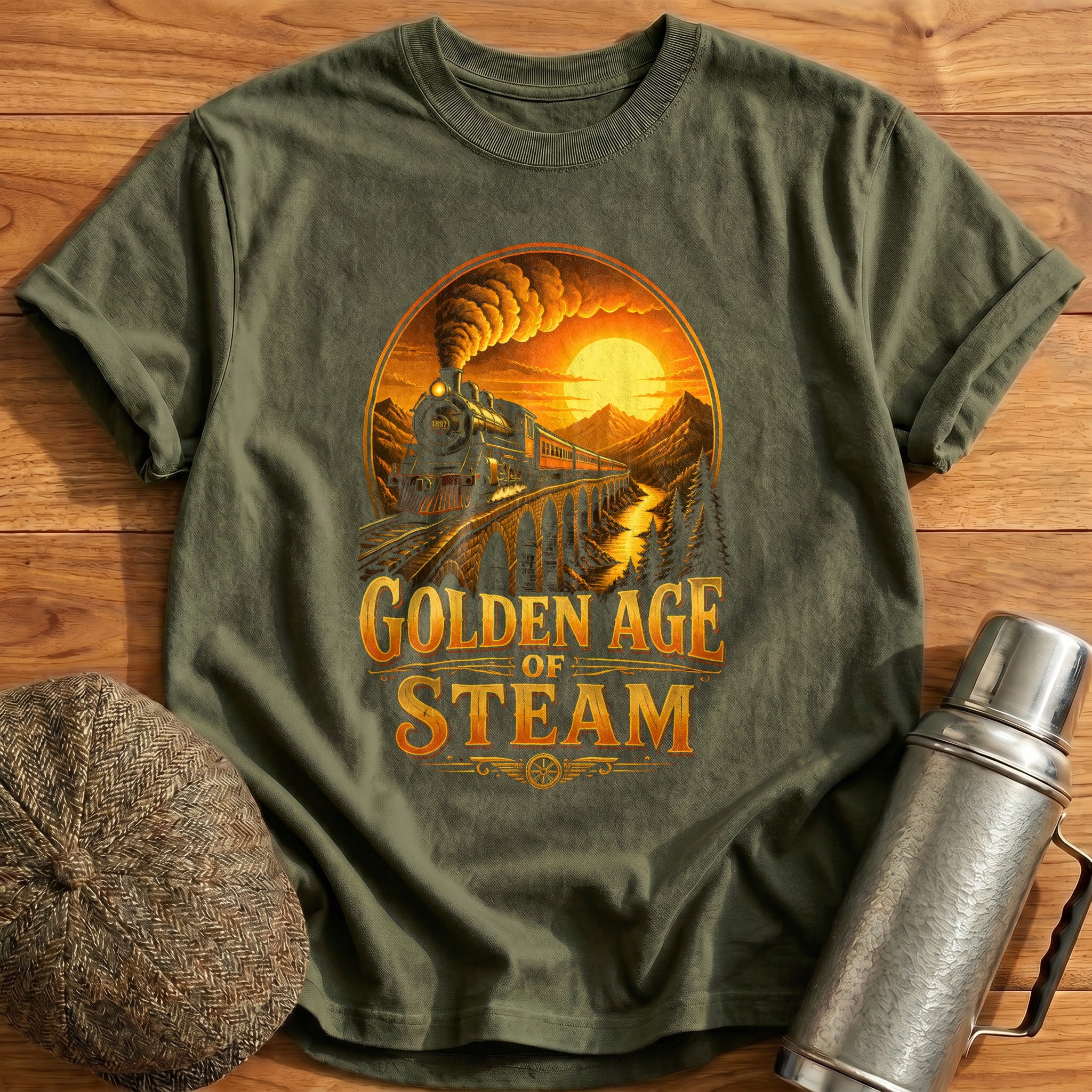 Summit Express T-Shirt - Military Green
