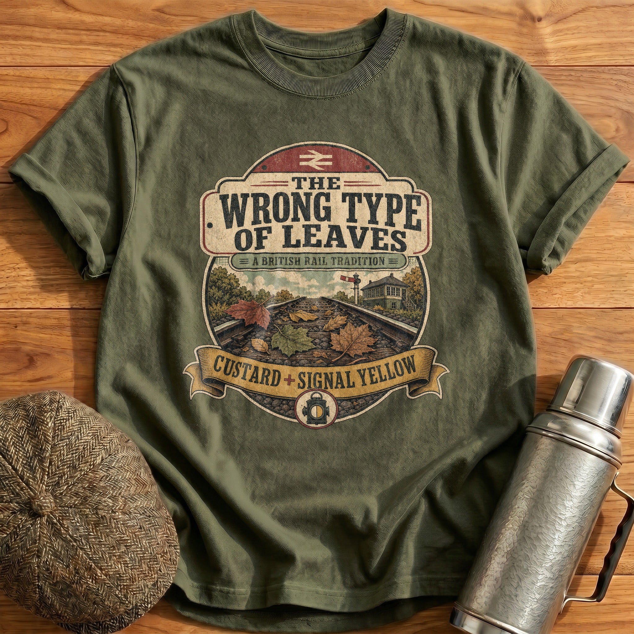 Wrong Type of Leaves T-Shirt - Military Green