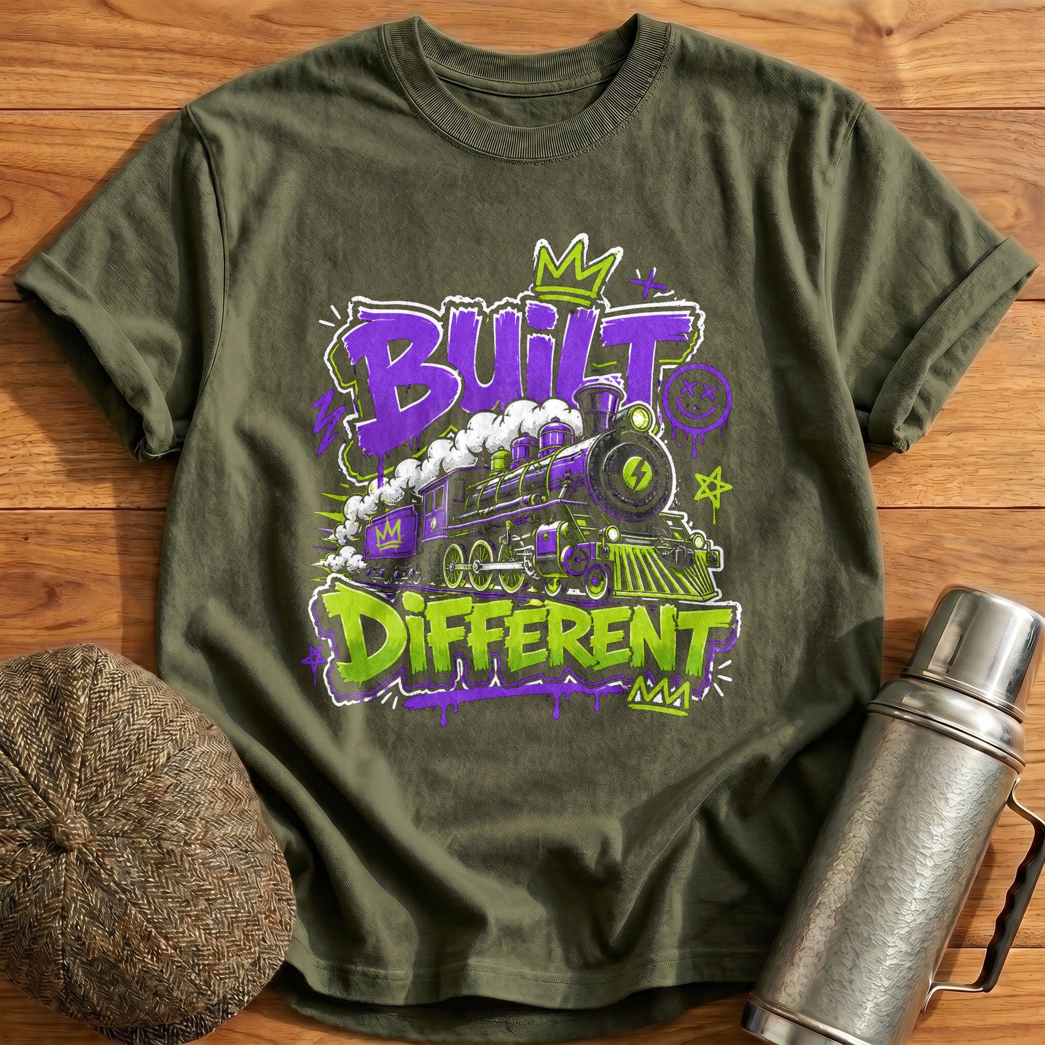 Built Different T-Shirt - Military Green