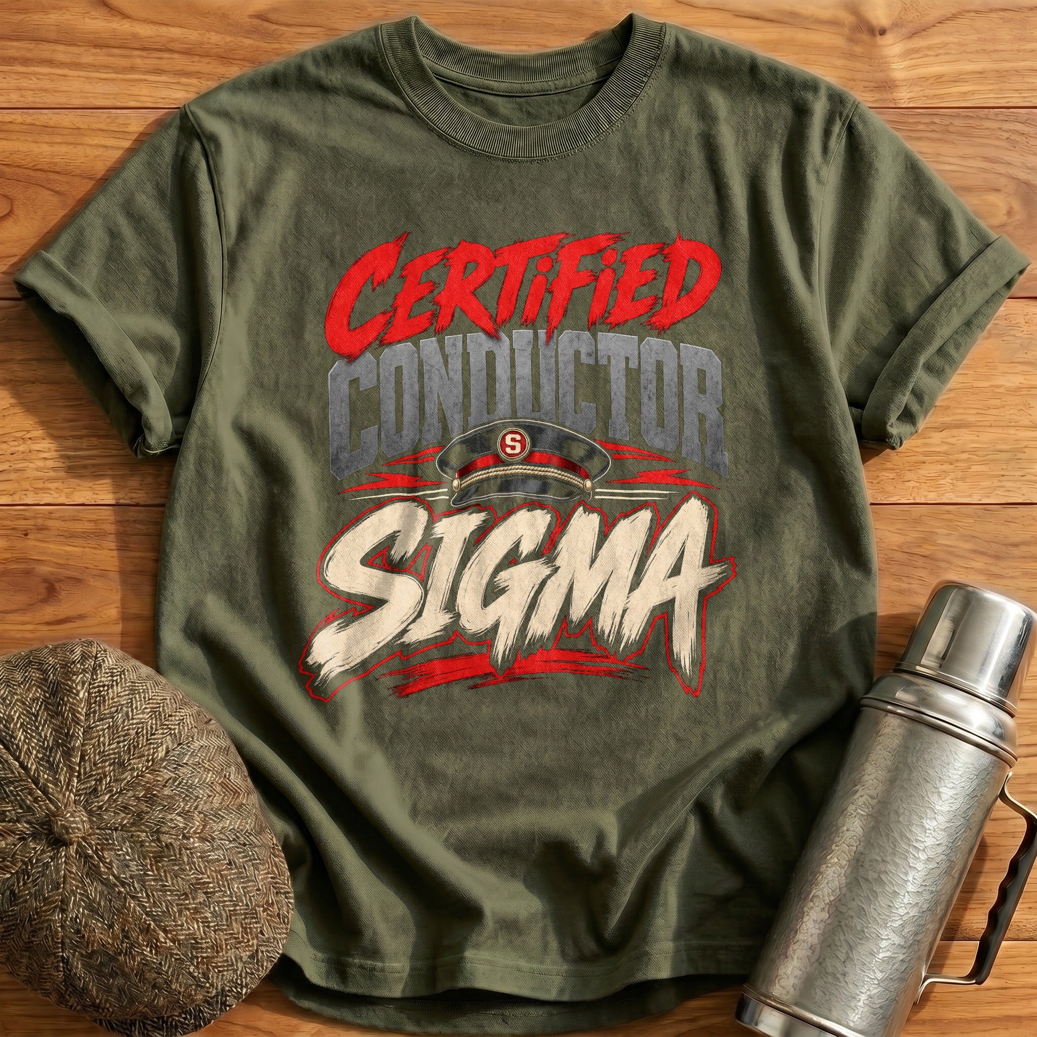 Certified Conductor Sigma T-Shirt - Military Green