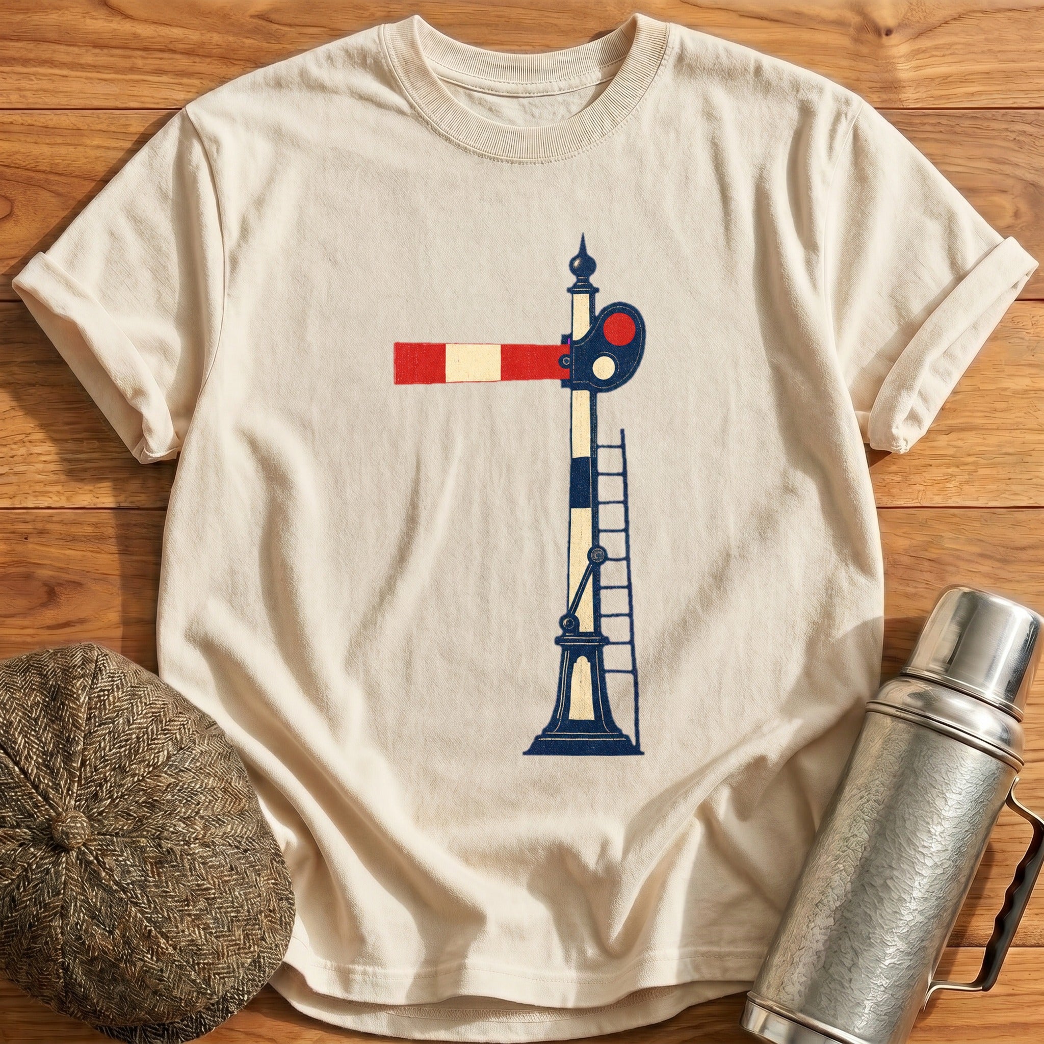Semaphore Signal T-Shirt - Natural