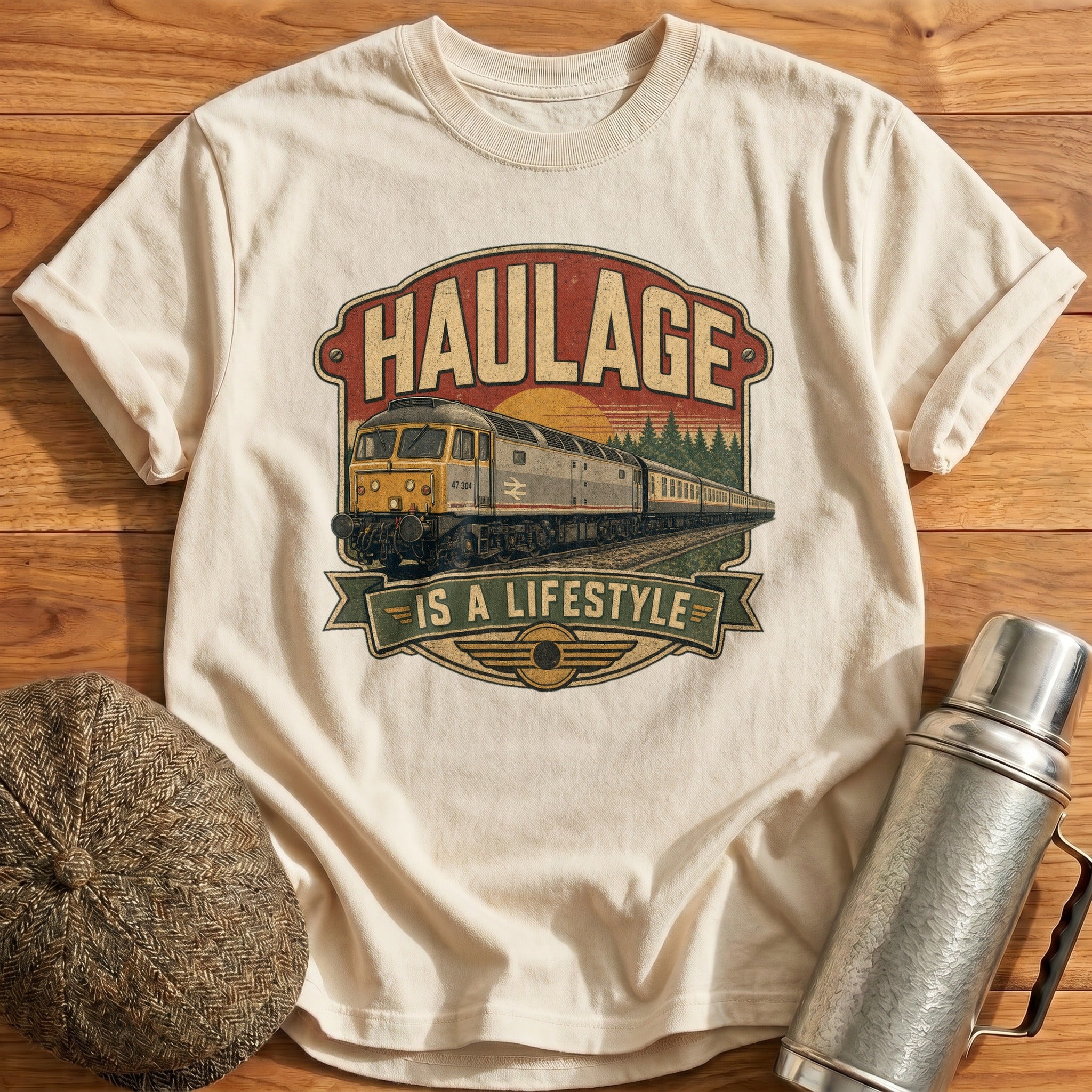 Haulage T-Shirt - Natural