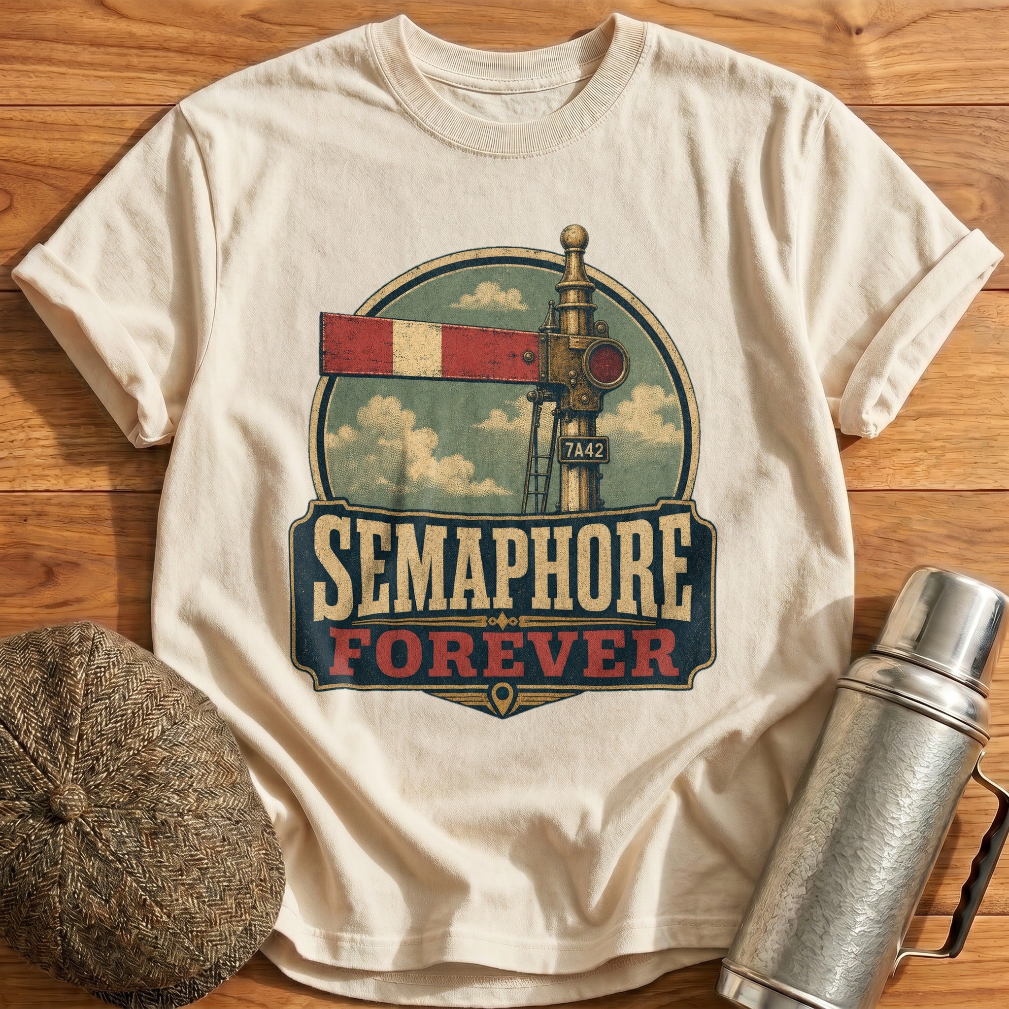 Semaphore Forever T-Shirt - Natural