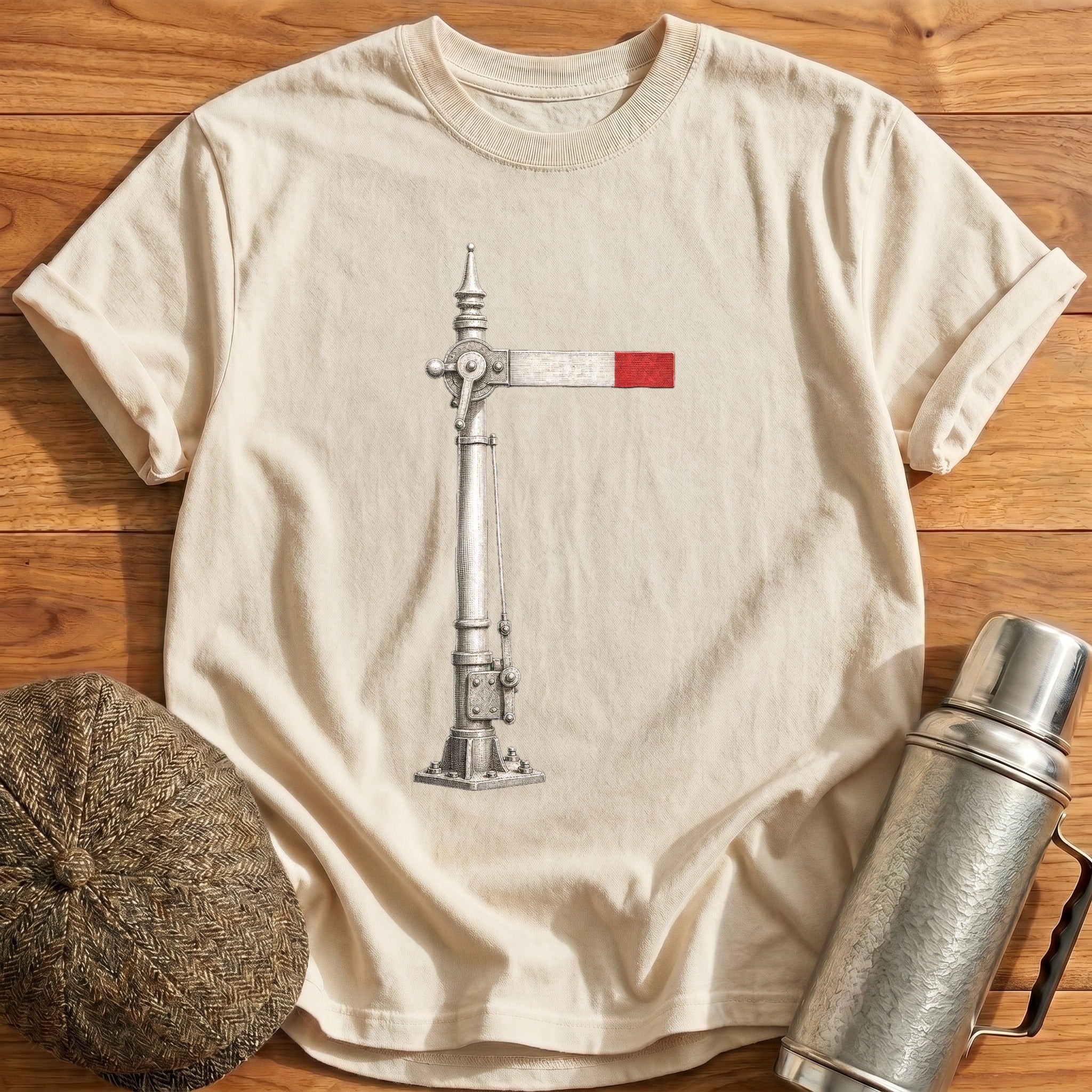 Semaphore Signal Arm II T-Shirt - Natural