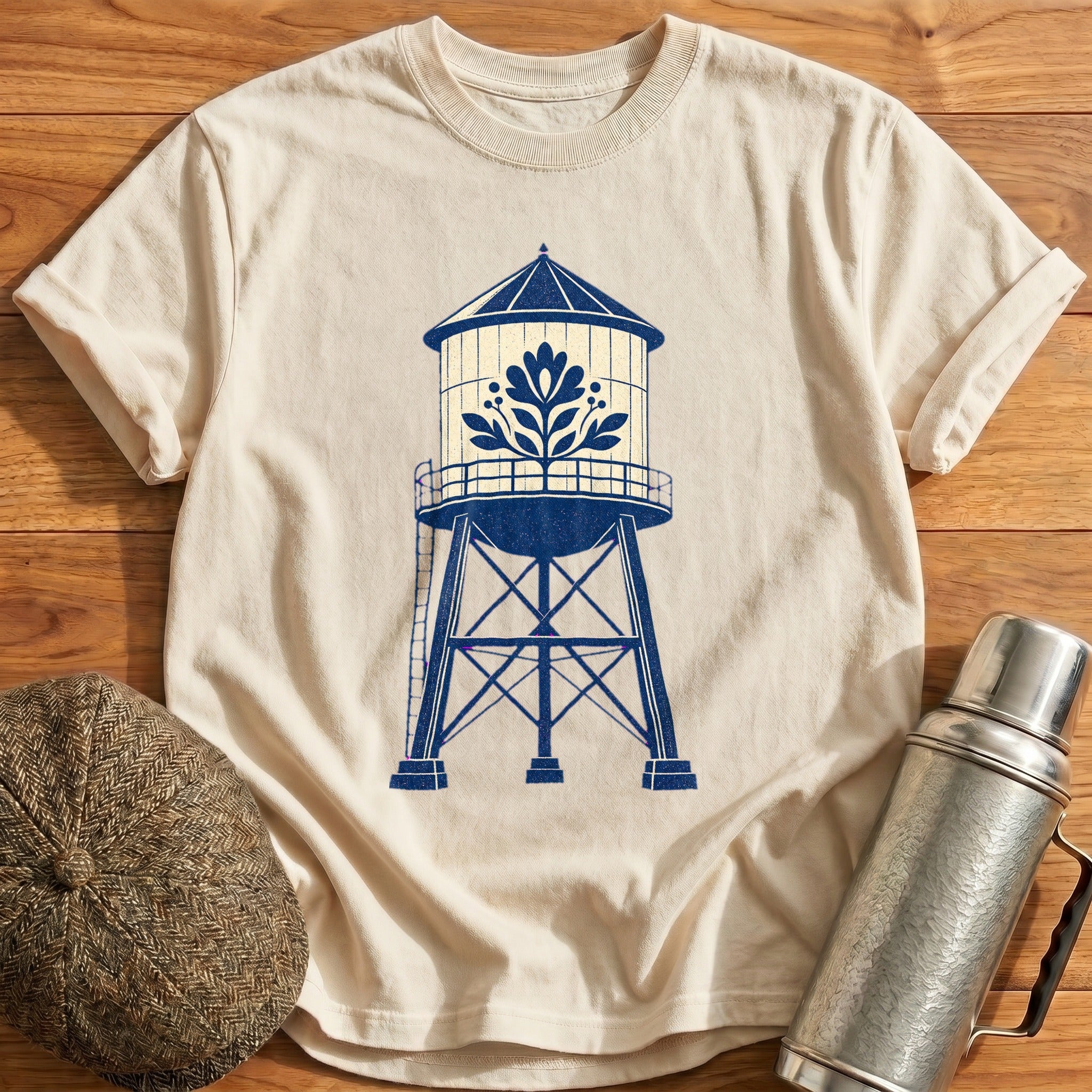 Water Tower T-Shirt - Natural