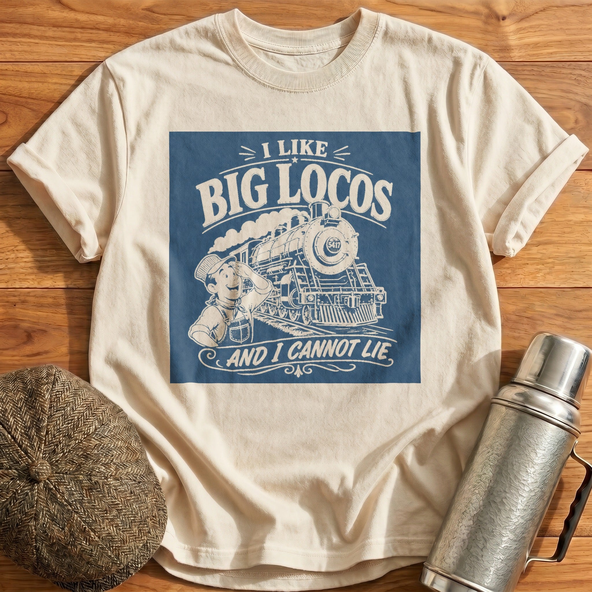 I Like Big Locos T-Shirt - Natural