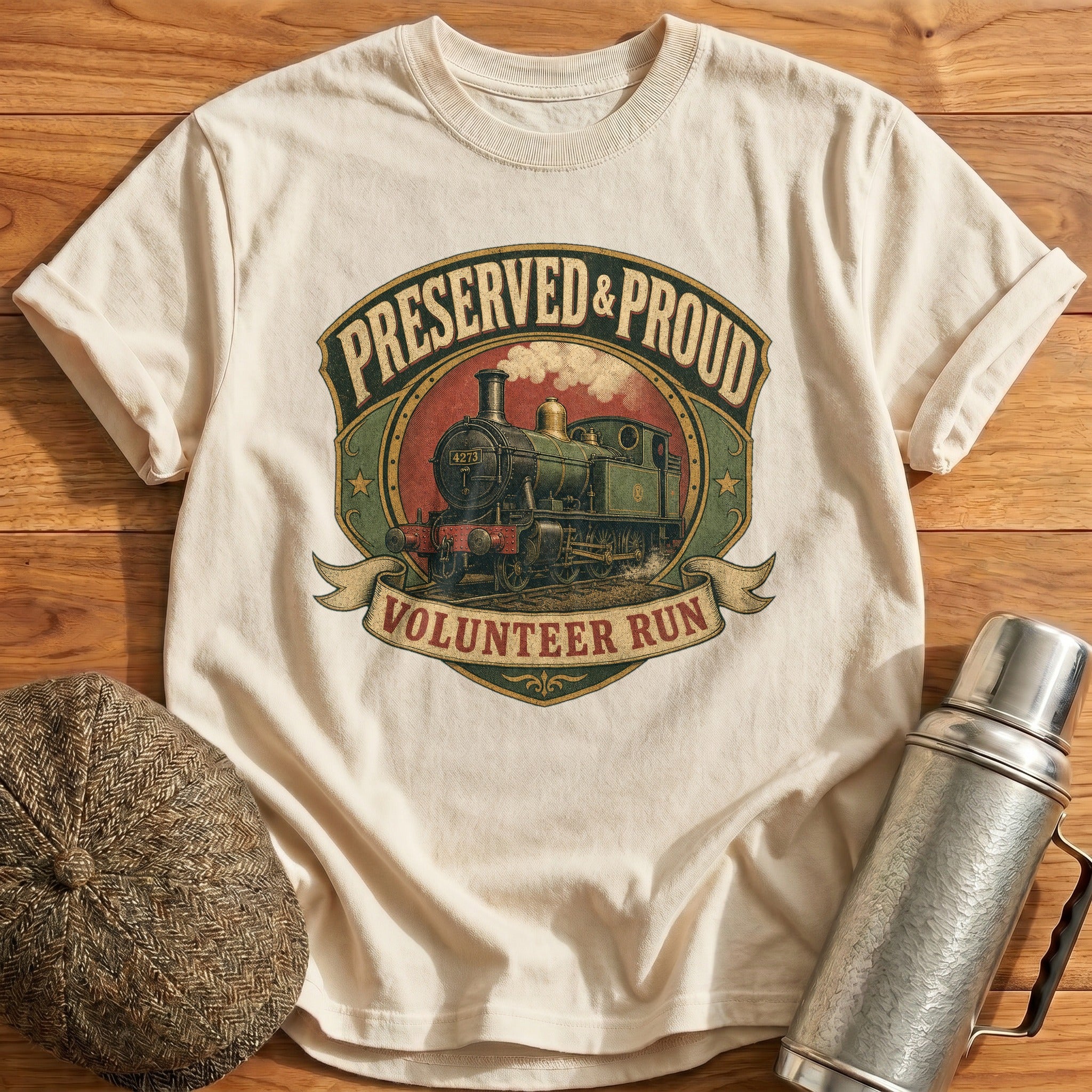 Preserved & Proud T-Shirt - Natural