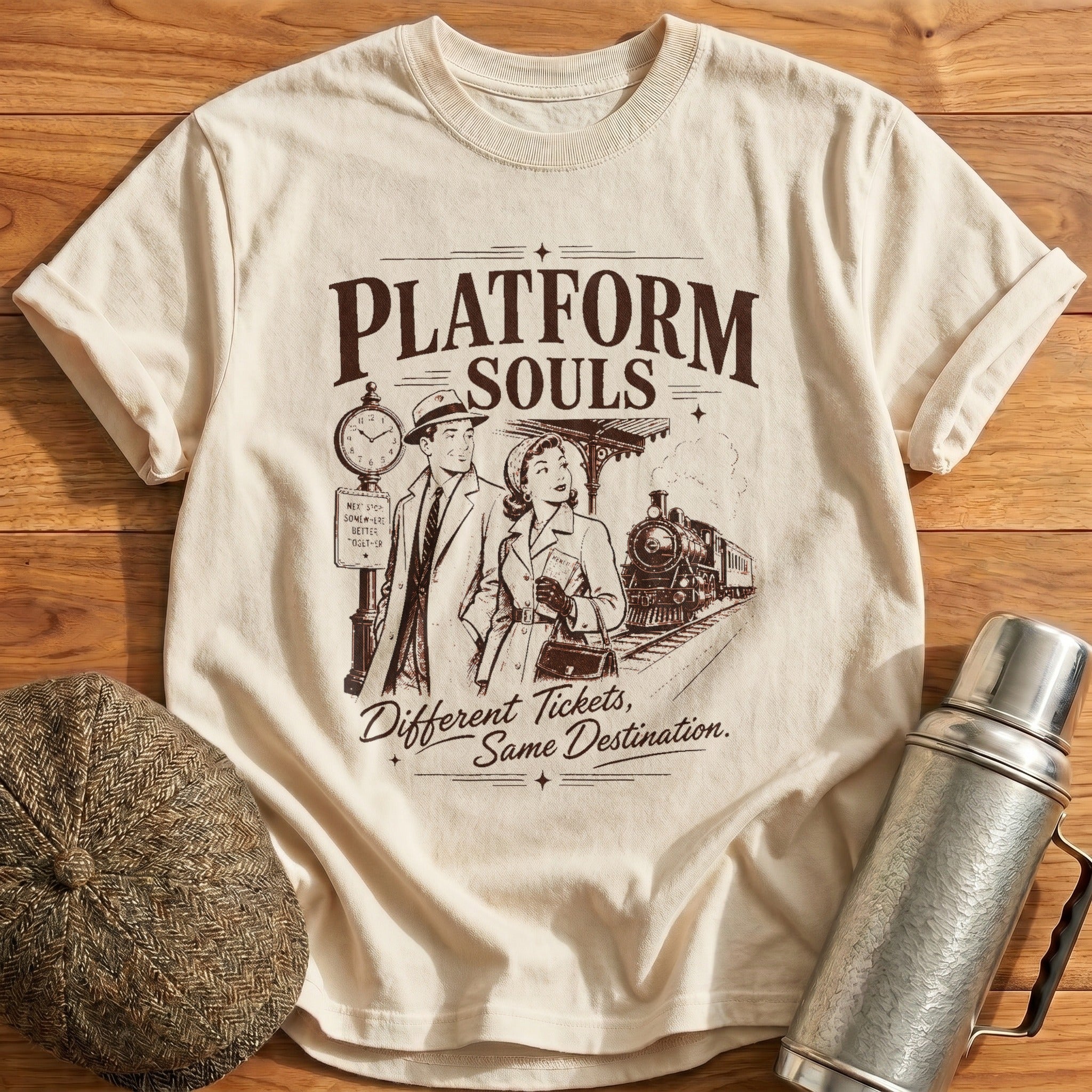Platform Souls T-Shirt - Natural