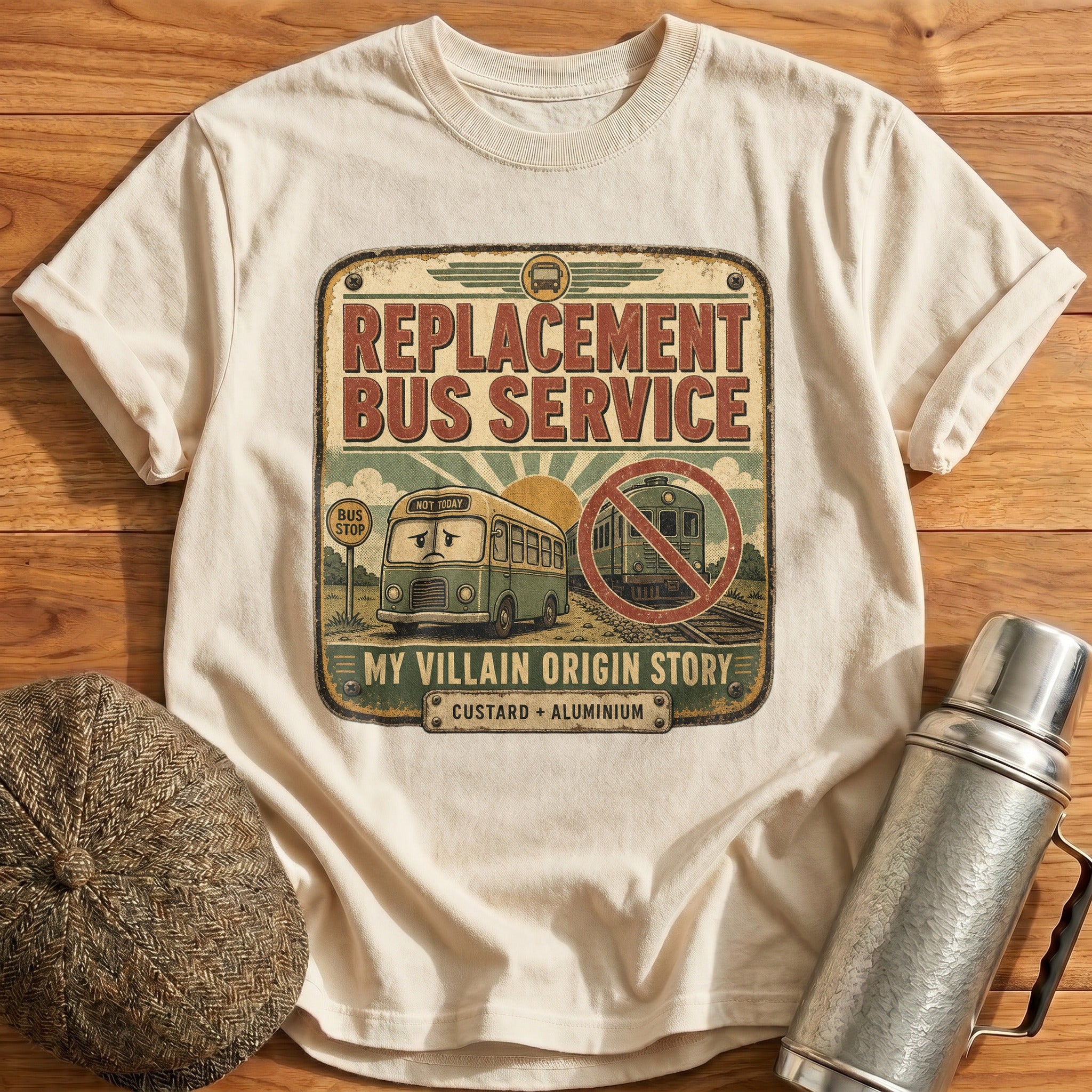 Replacement Bus Service T-Shirt - Natural