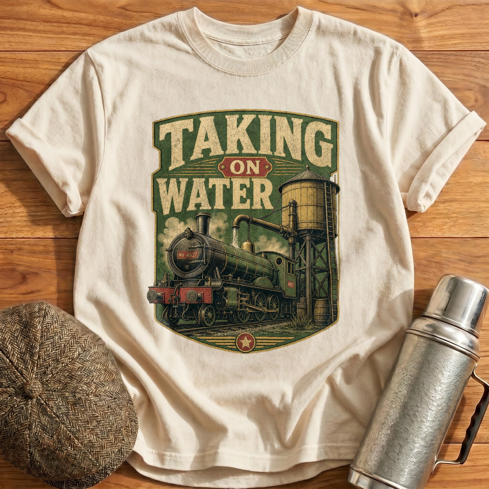 Taking on Water T-Shirt - Natural
